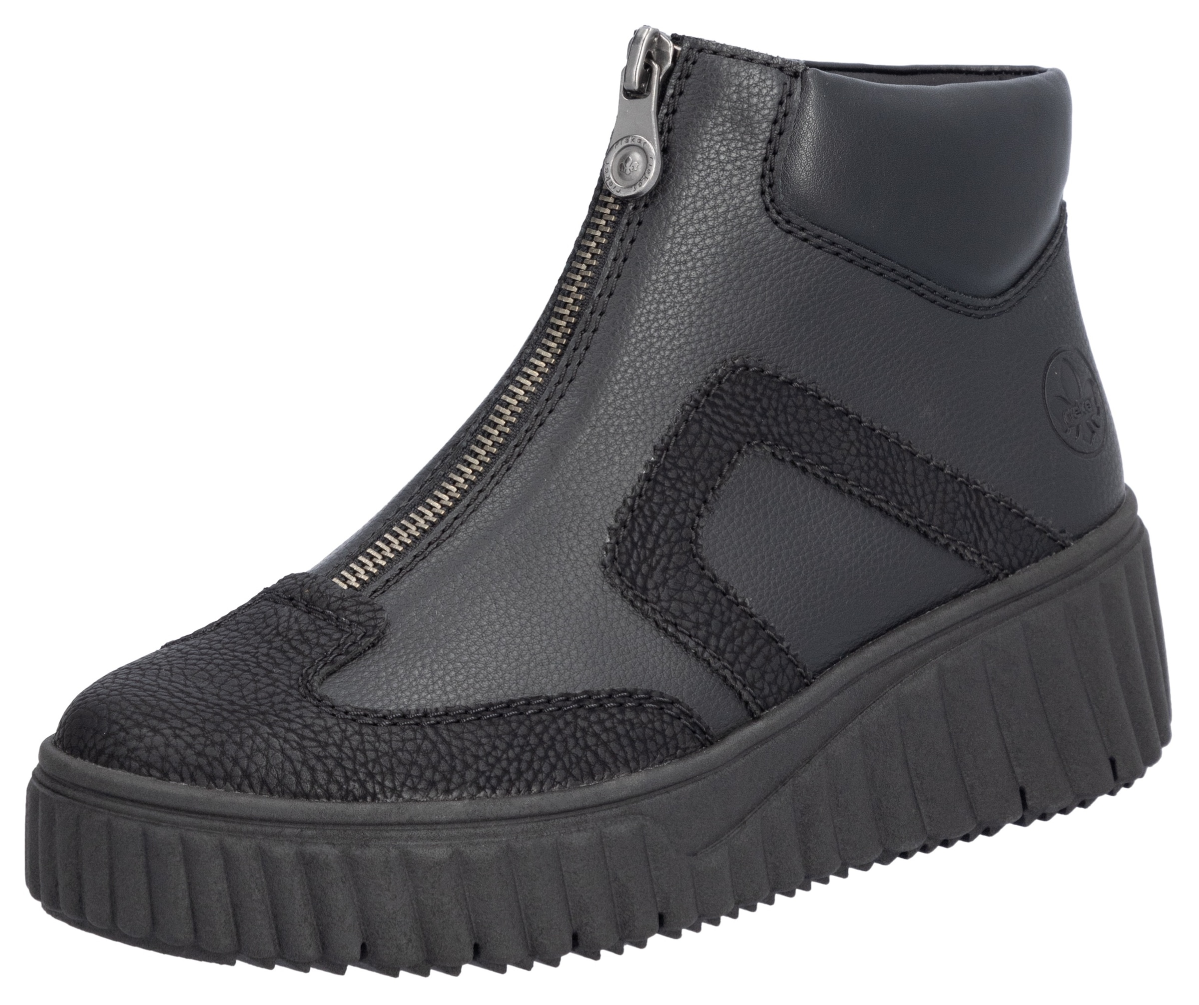 Rieker Schlupfboots aulinukai Keilabsatz Plat...