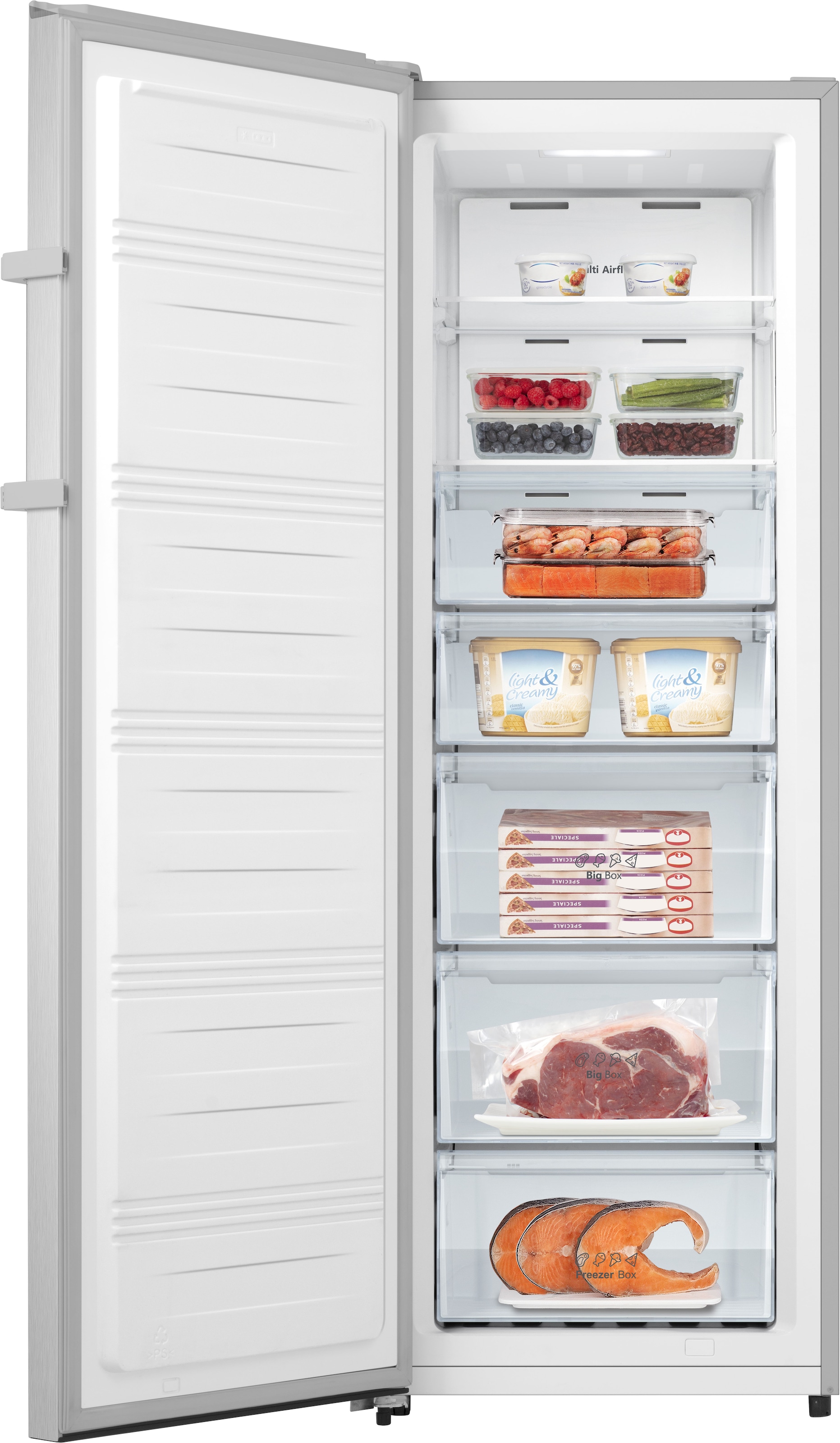 Hisense Gefrierschrank »FF3N229NEIC« 172 cm hoch 59,5 cm breit LED Display