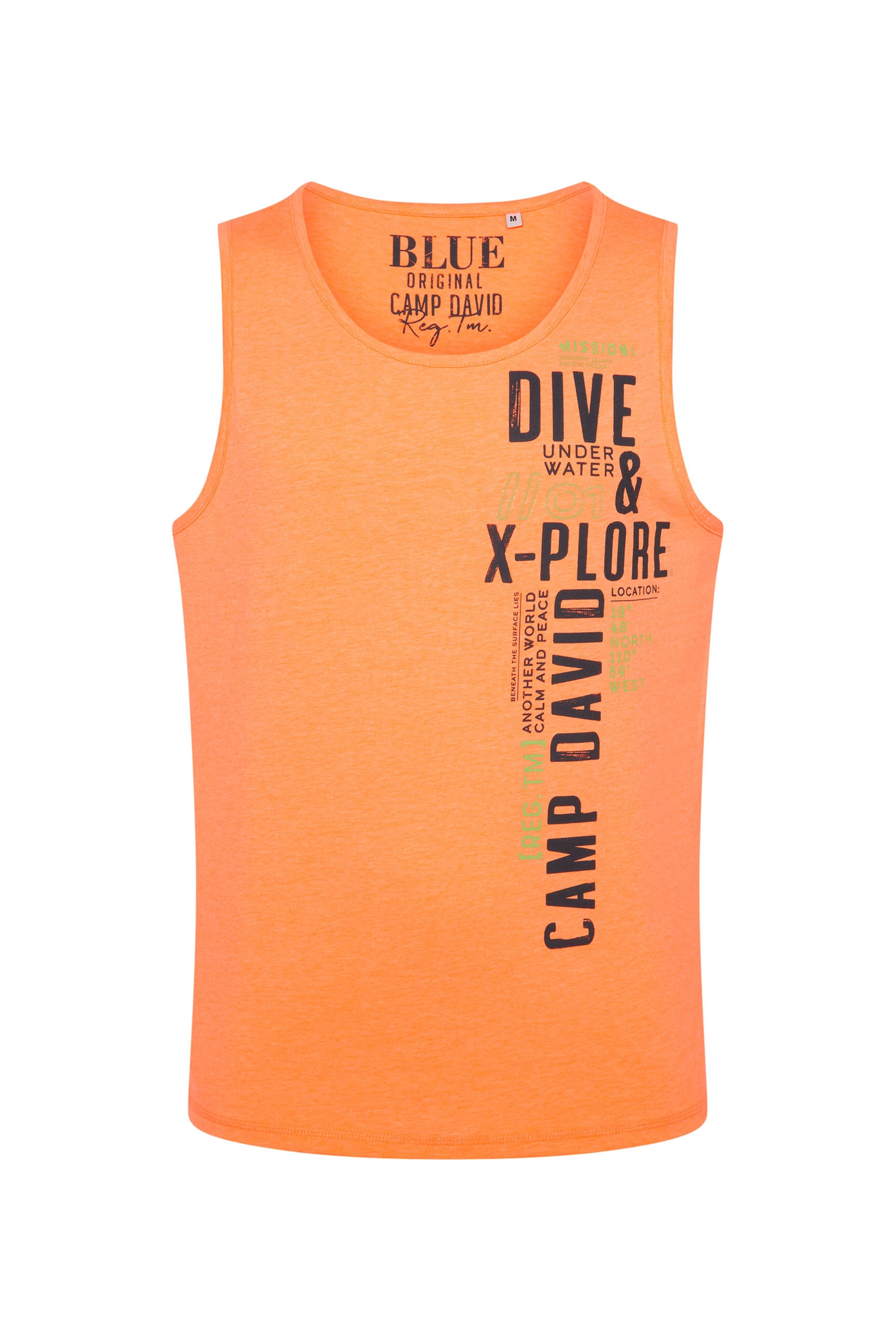CAMP DAVID Tanktop, mit Baumwolle