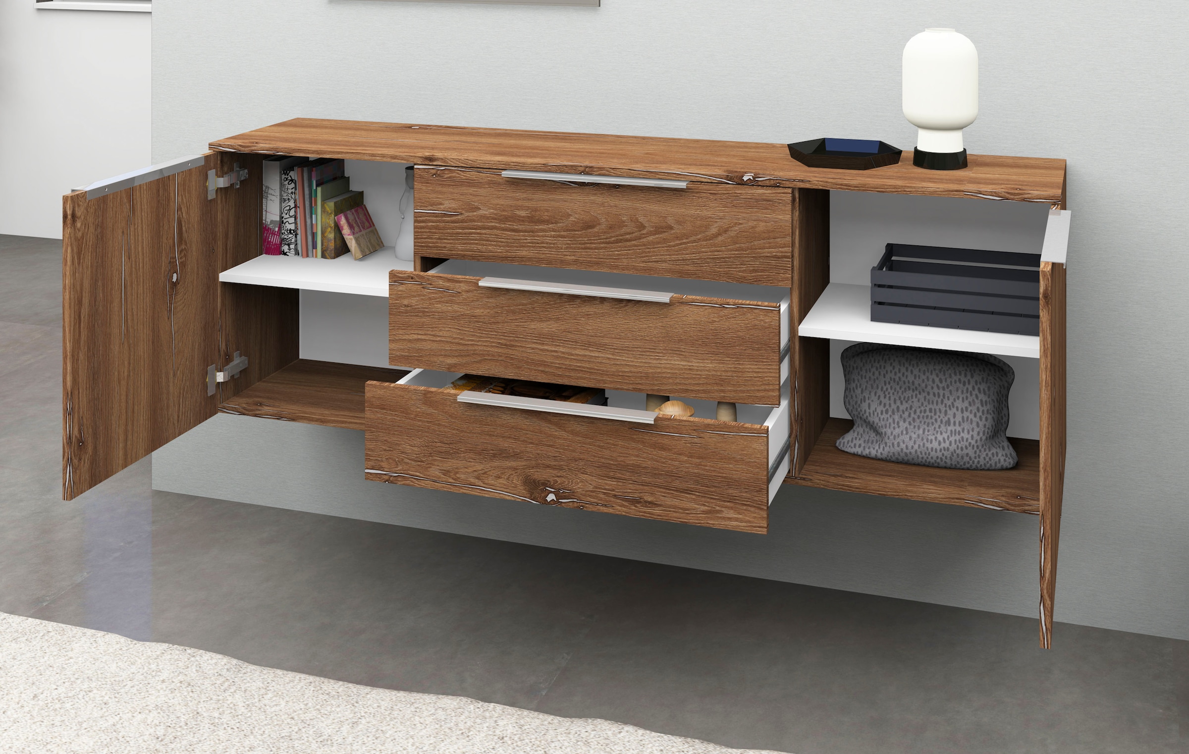 borchardt Möbel Sideboard »Oliva«, Breite 166 oder 200 cm
