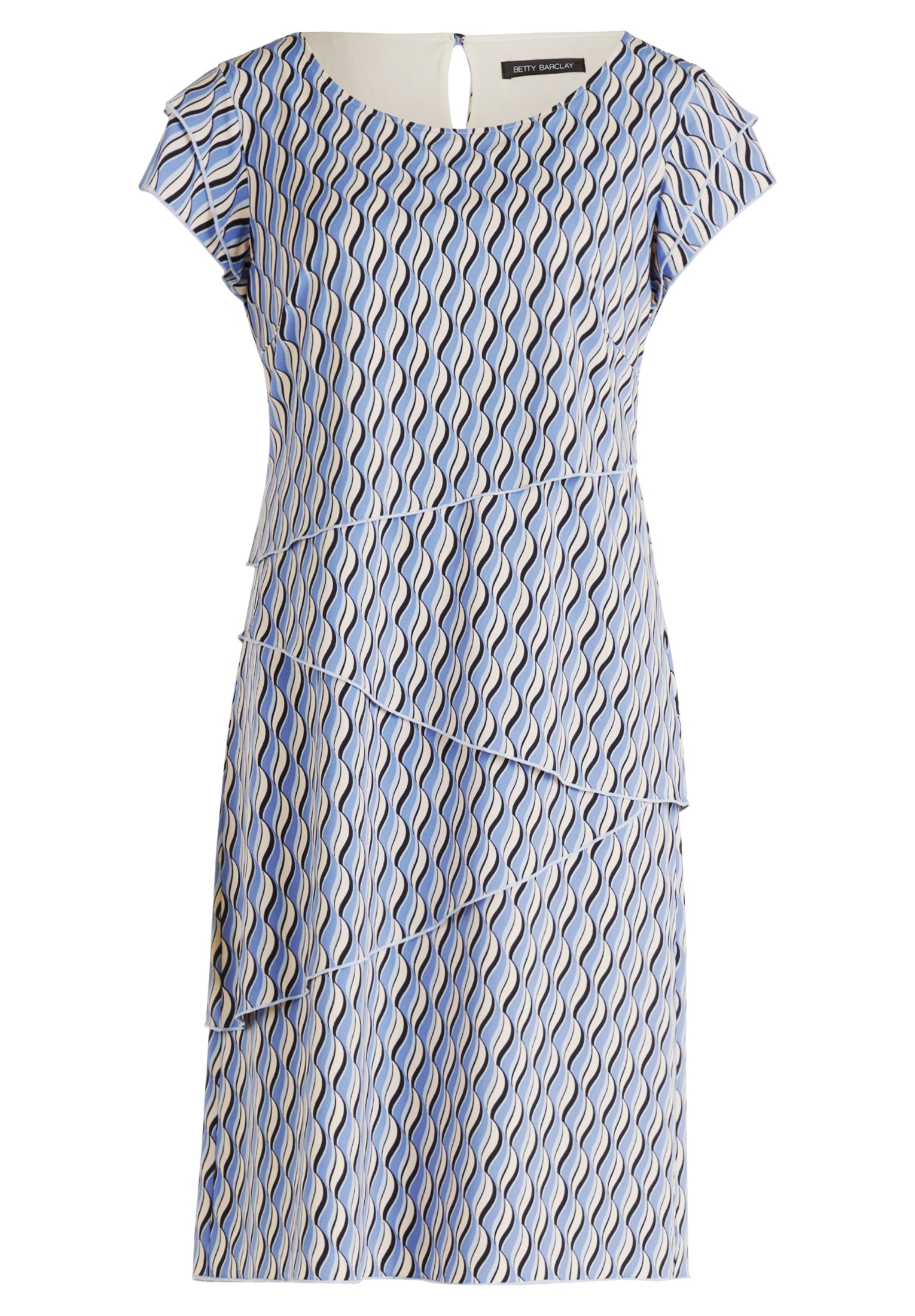 Betty Barclay Jerseykleid »Betty Barclay Jerseykleid mit Stufen«, Form