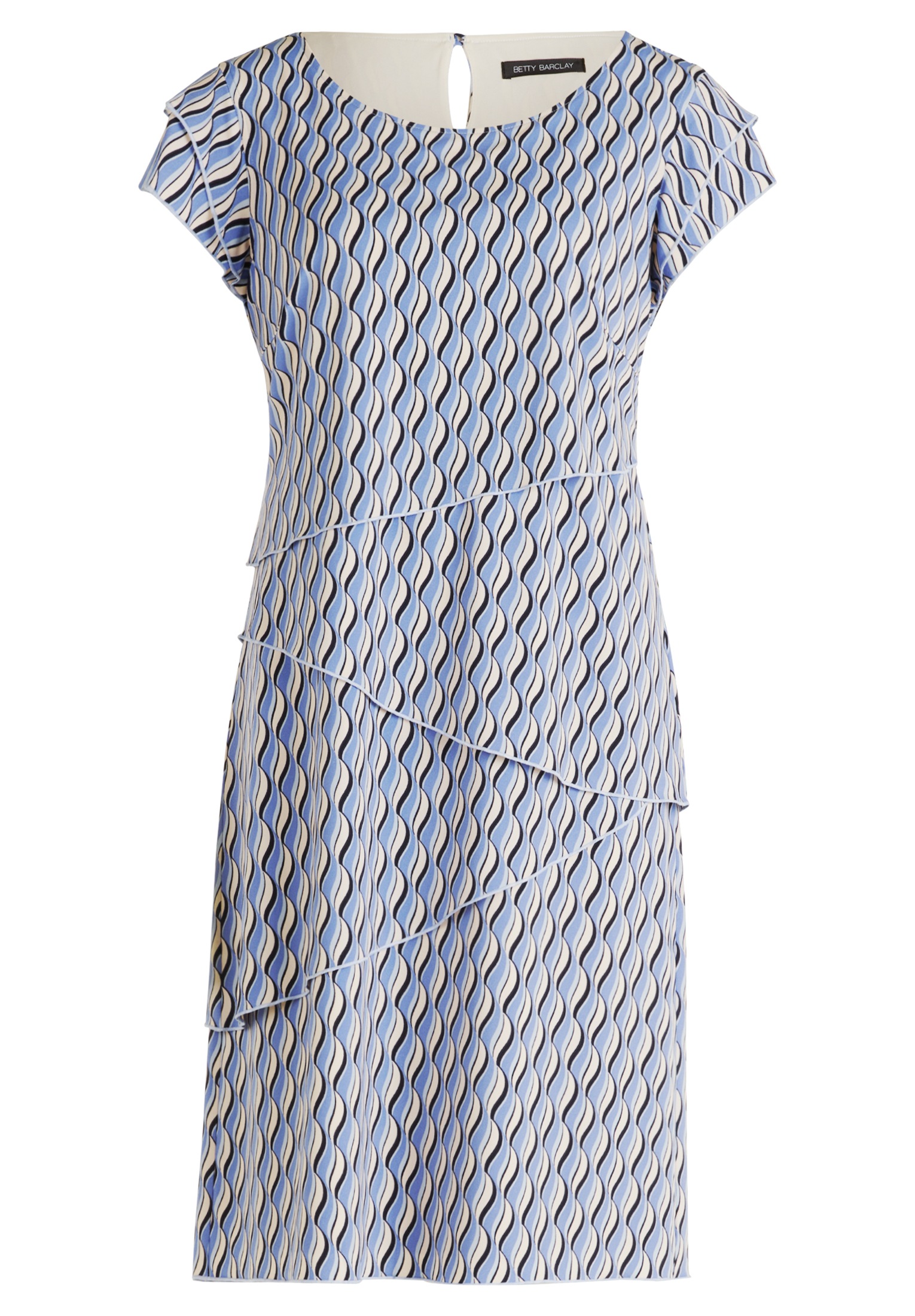Betty Barclay Jerseykleid "Damen Sommerkleid Jerseykleid mit Stufen" Ohne T günstig online kaufen