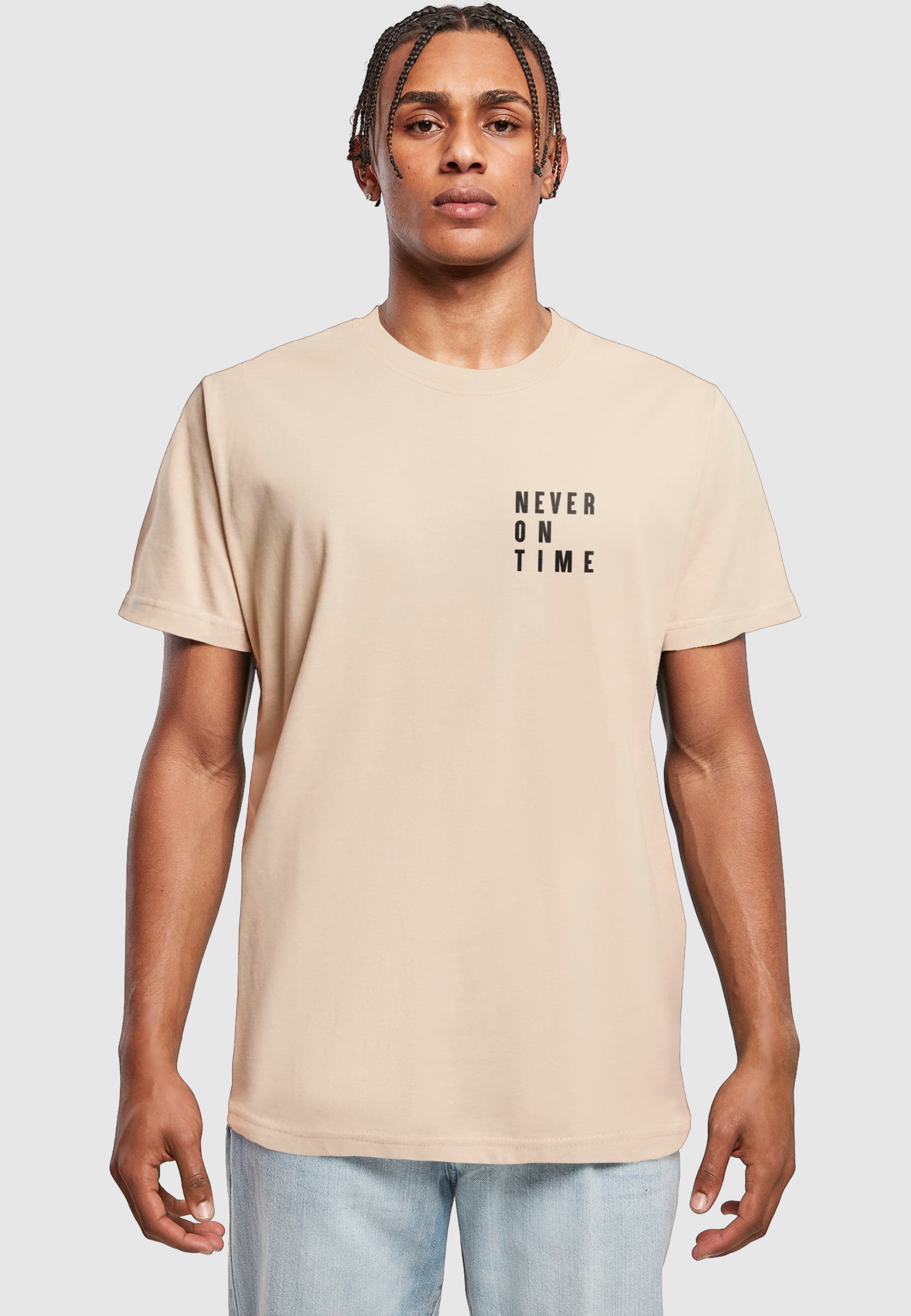 MisterTee Kurzarmshirt »MisterTee Herren Never On Time Tee« 1 Stk.