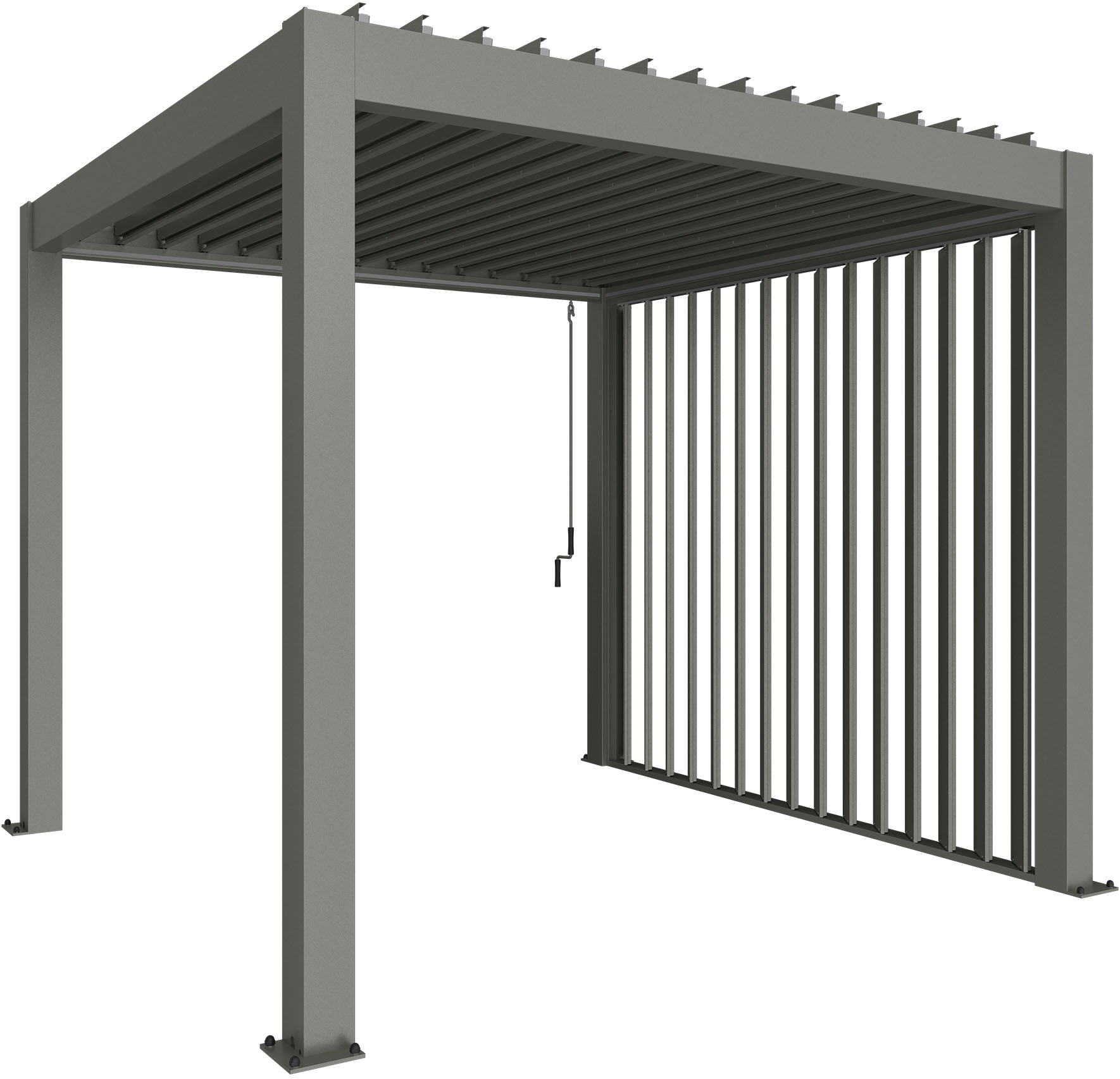 Biohort Pergola »3 x 3«, stilvoller Schattenspender für mehr Komfort im Freien