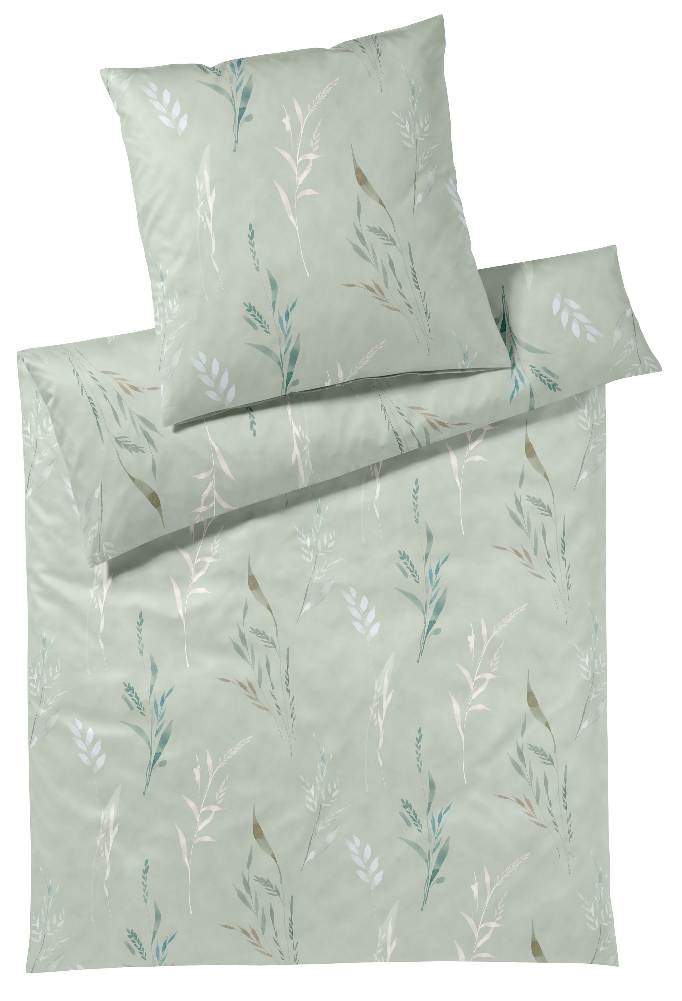 Elegante Bettwäsche "Ensemble" 2 Stk. tlg. angenehmes Hautgefühl günstig online kaufen