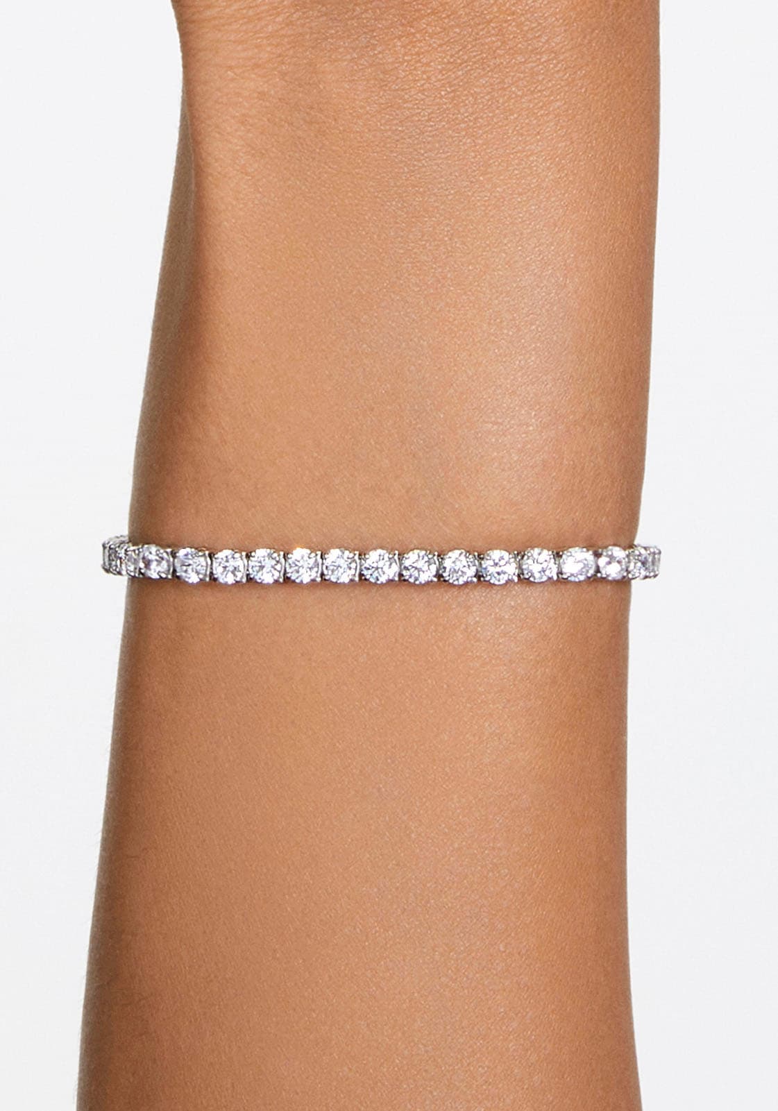 Swarovski Tennisarmband »Matrix, 5648934, 5693927, 5648936, 5657665, 5648927, 5648930, 5657657«, mit Swarovski® Zirkonia (synth.)
