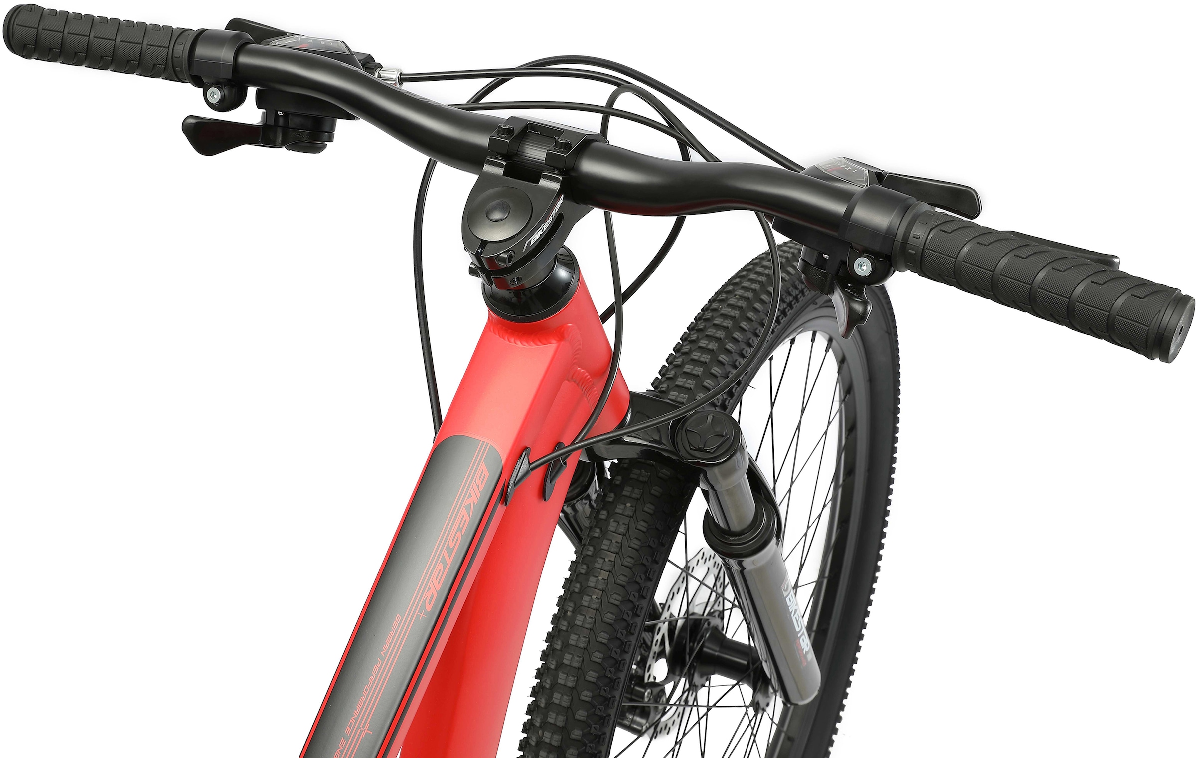 Bikestar Mountainbike, 21 Gang, Shimano, RD-TY300 Schaltwerk, Kettenschaltung, für Damen und Herren, Kettenschaltung