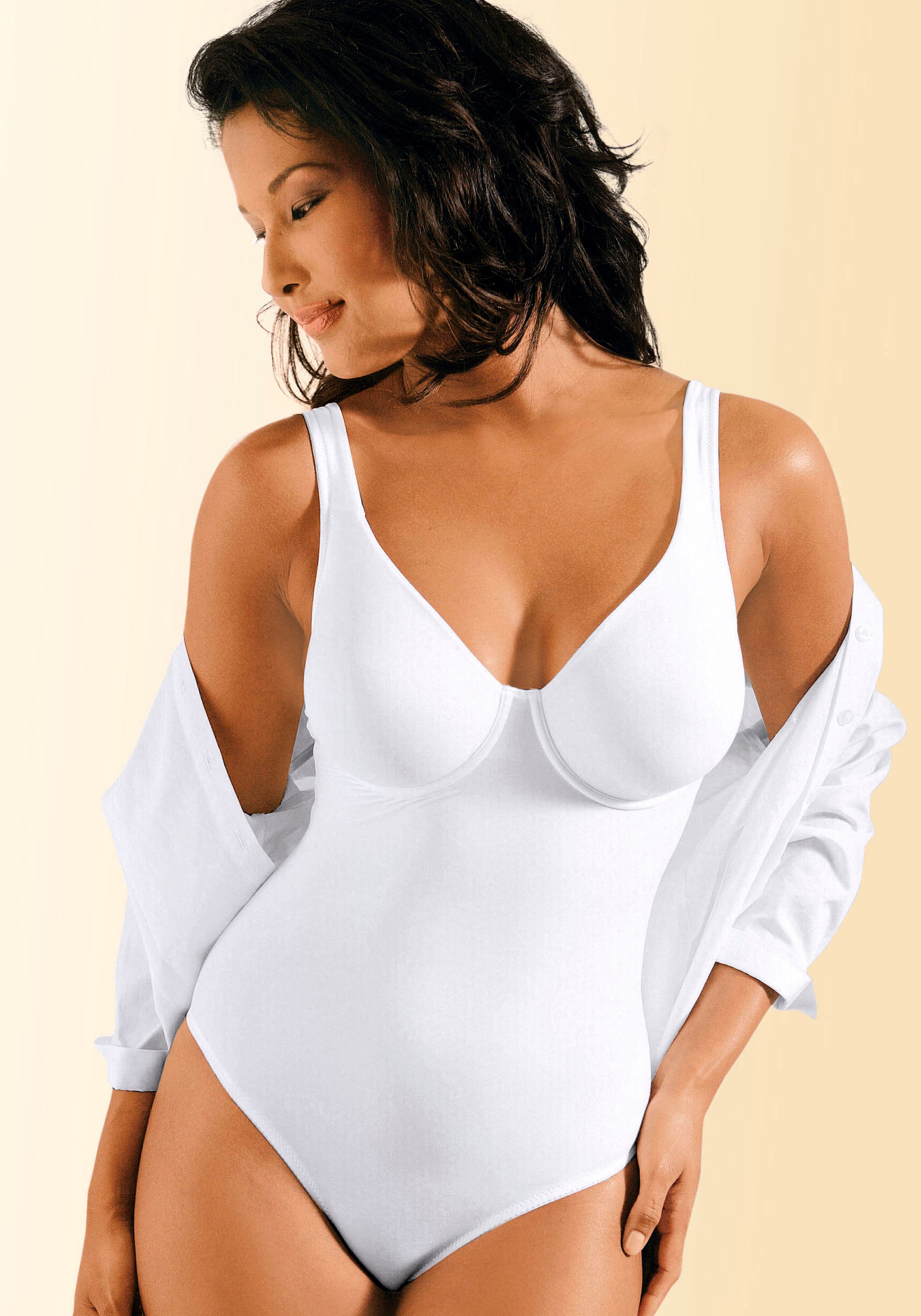 Nuance T-Shirt-Body, (2er-Pack), mit Bügel, Basic Dessous