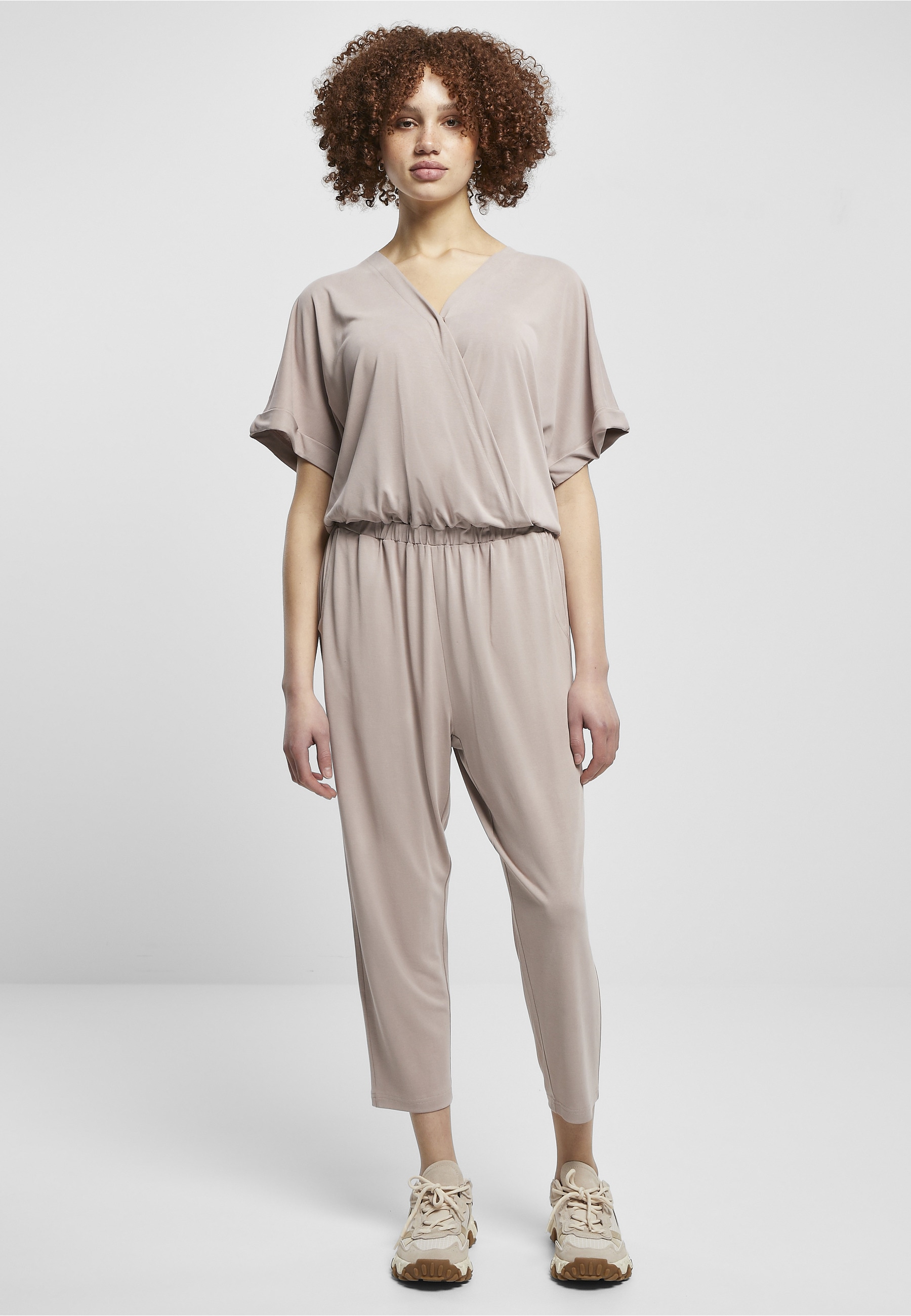 URBAN CLASSICS Jumpsuit »Urban Classics Damen Ladies Modal Jumpsuit« 1 Stk.