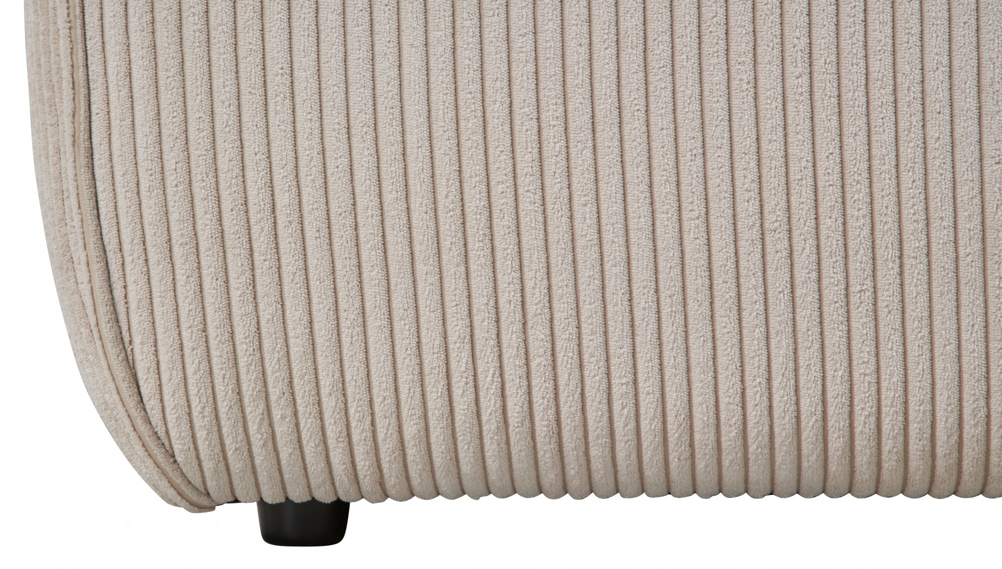 andas Ecksofa »Noord«, mit Kedernaht, Breite 227 cm, Cord, Struktur