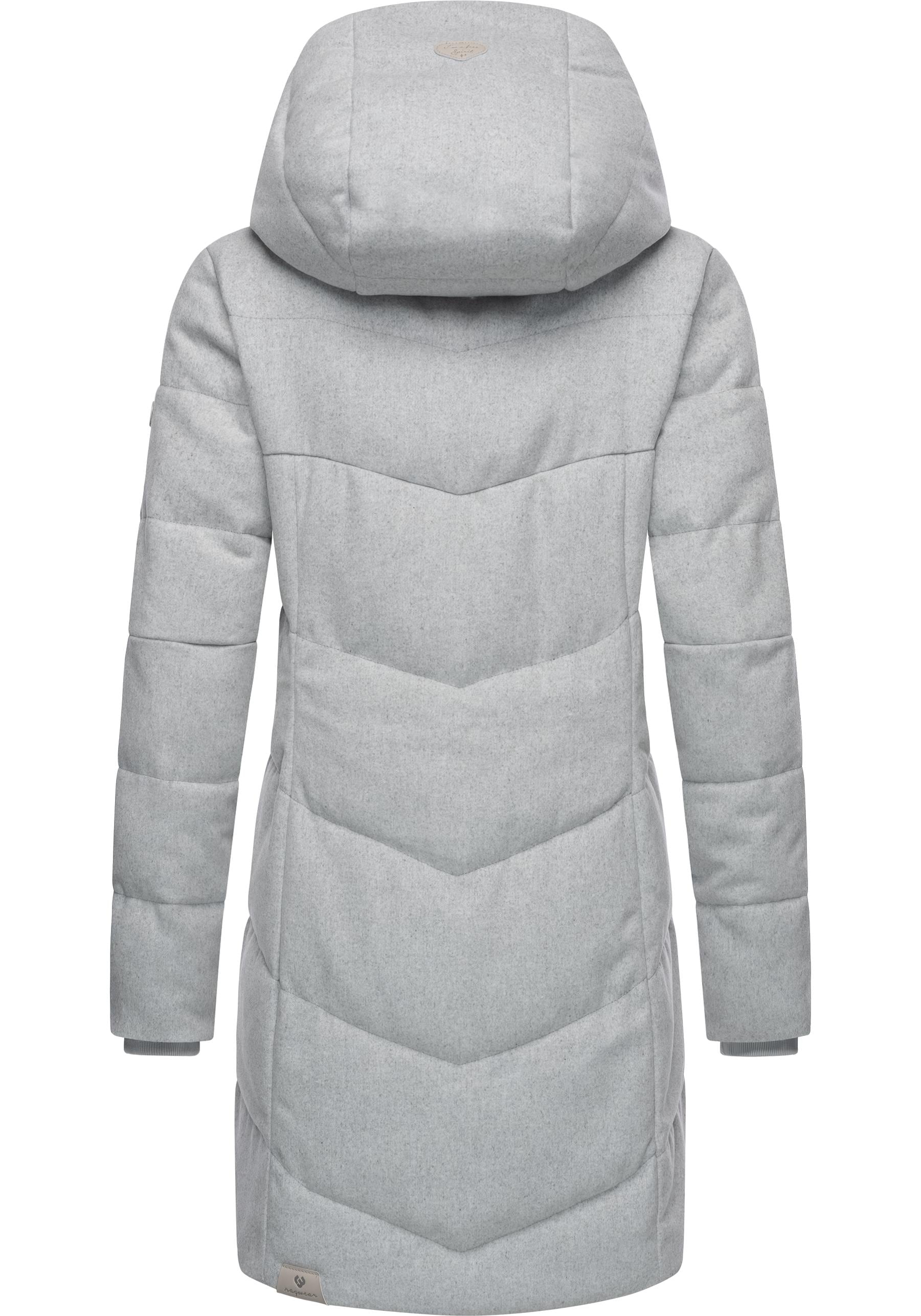 Ragwear Wintermantel »Pavla Coat«, stylischer Damen Steppmantel in Woll-Optik