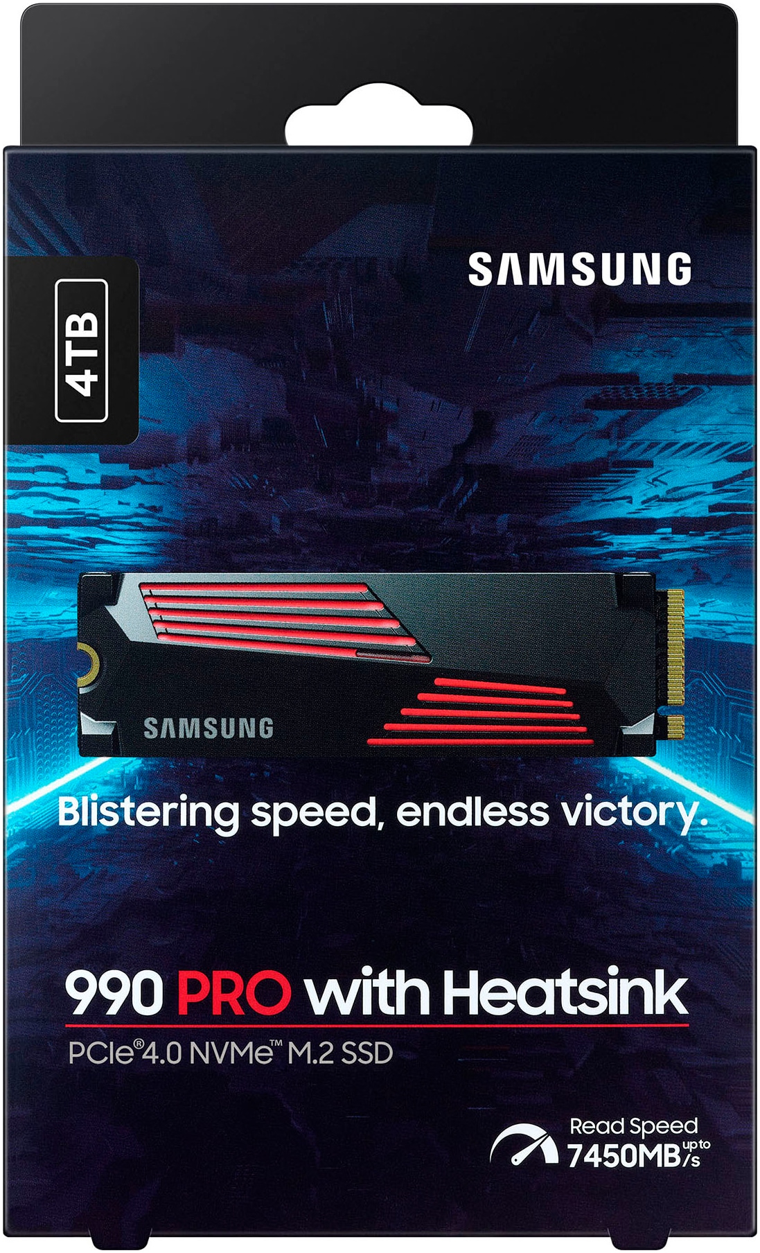 Samsung interne SSD »990 PRO Heatsink 4TB«, Anschluss PCI Express 4.0