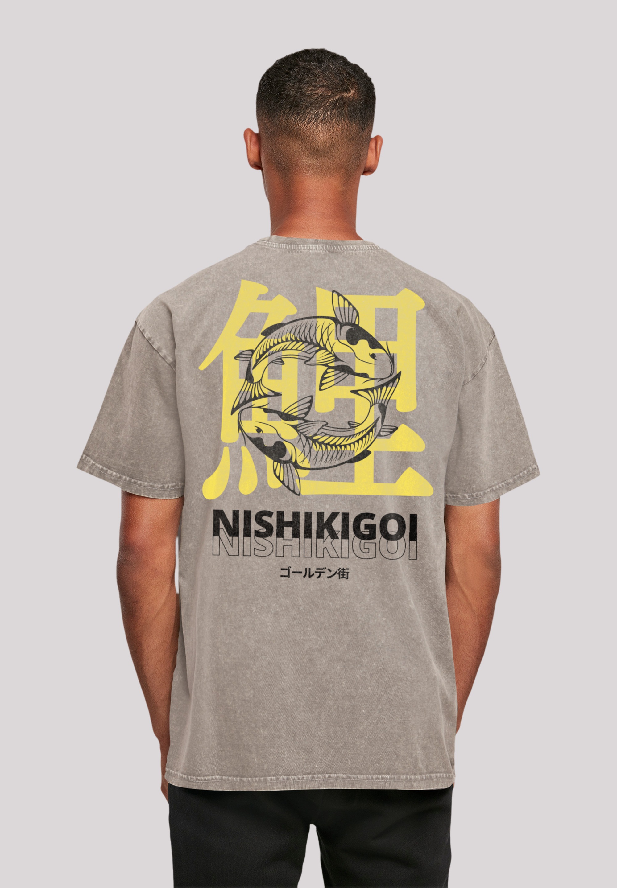 F4NT4STIC T-Shirt »Koi Golden Gai«, Print