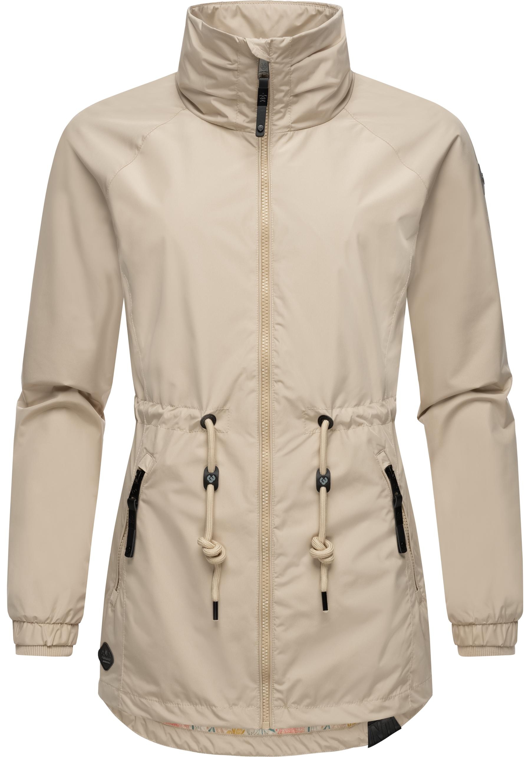 Ragwear Outdoorjacke "Tacy", ohne Kapuze, wasserdichte Damen Übergangsjacke mit hohem Kragen