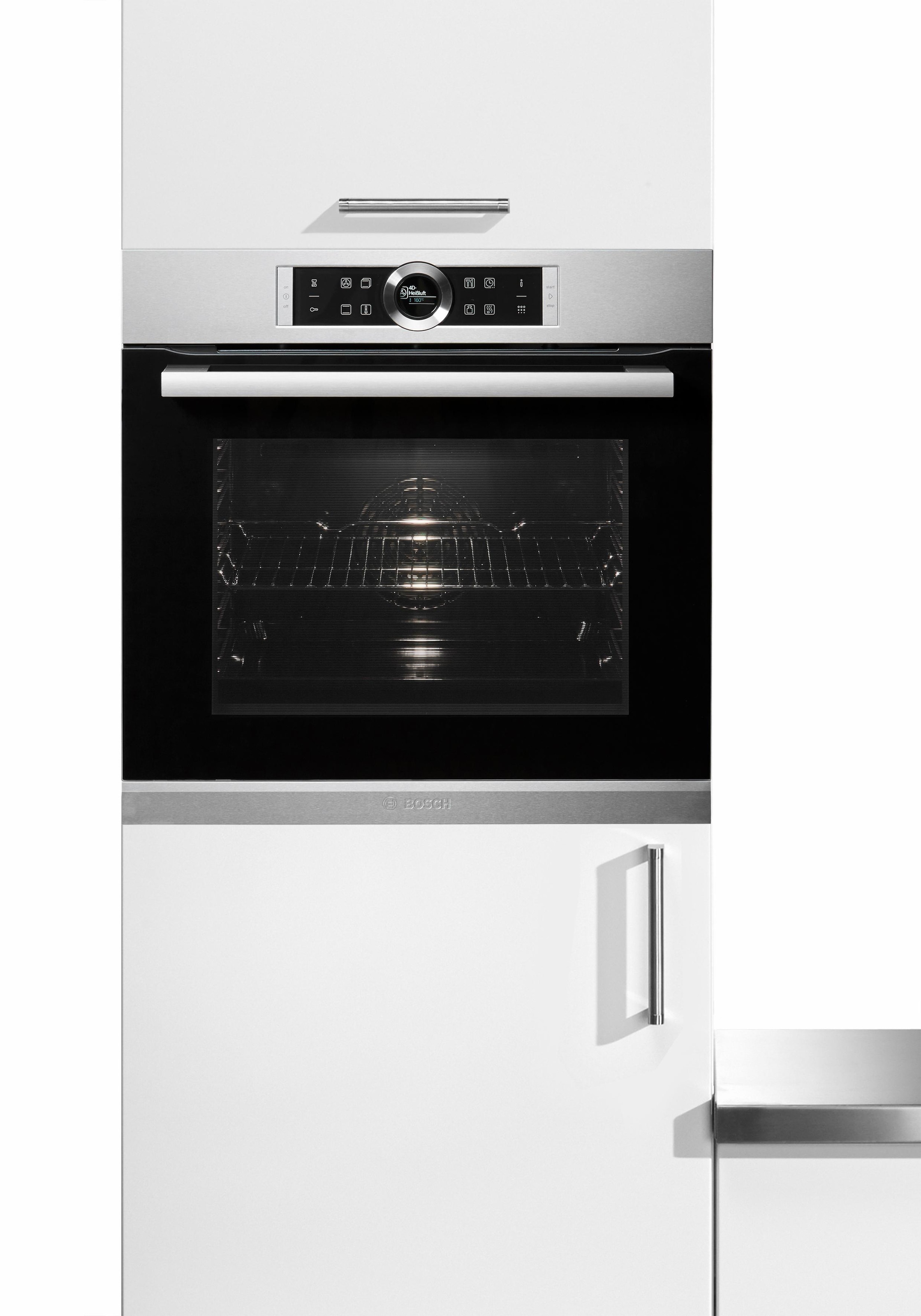 BOSCH Pyrolyse Backofen »HBG675BS1«, Serie 8, HBG675BS1, mit Teleskopauszug nachrüstbar, Pyrolyse-Selbstreinigung, mit AutoPilot