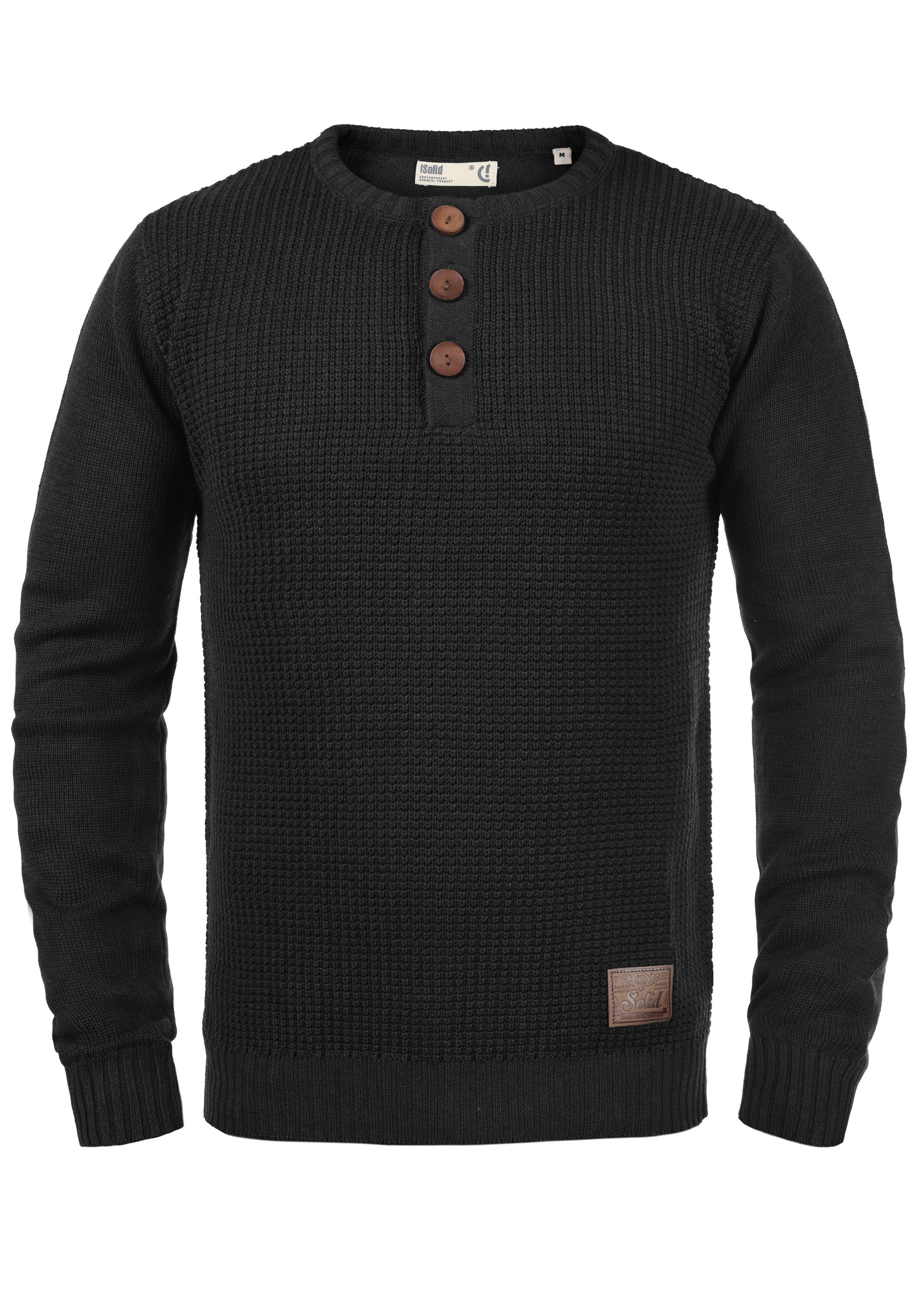 Solid Strickfleece-Pullover "Strickpullover SDTerrance"