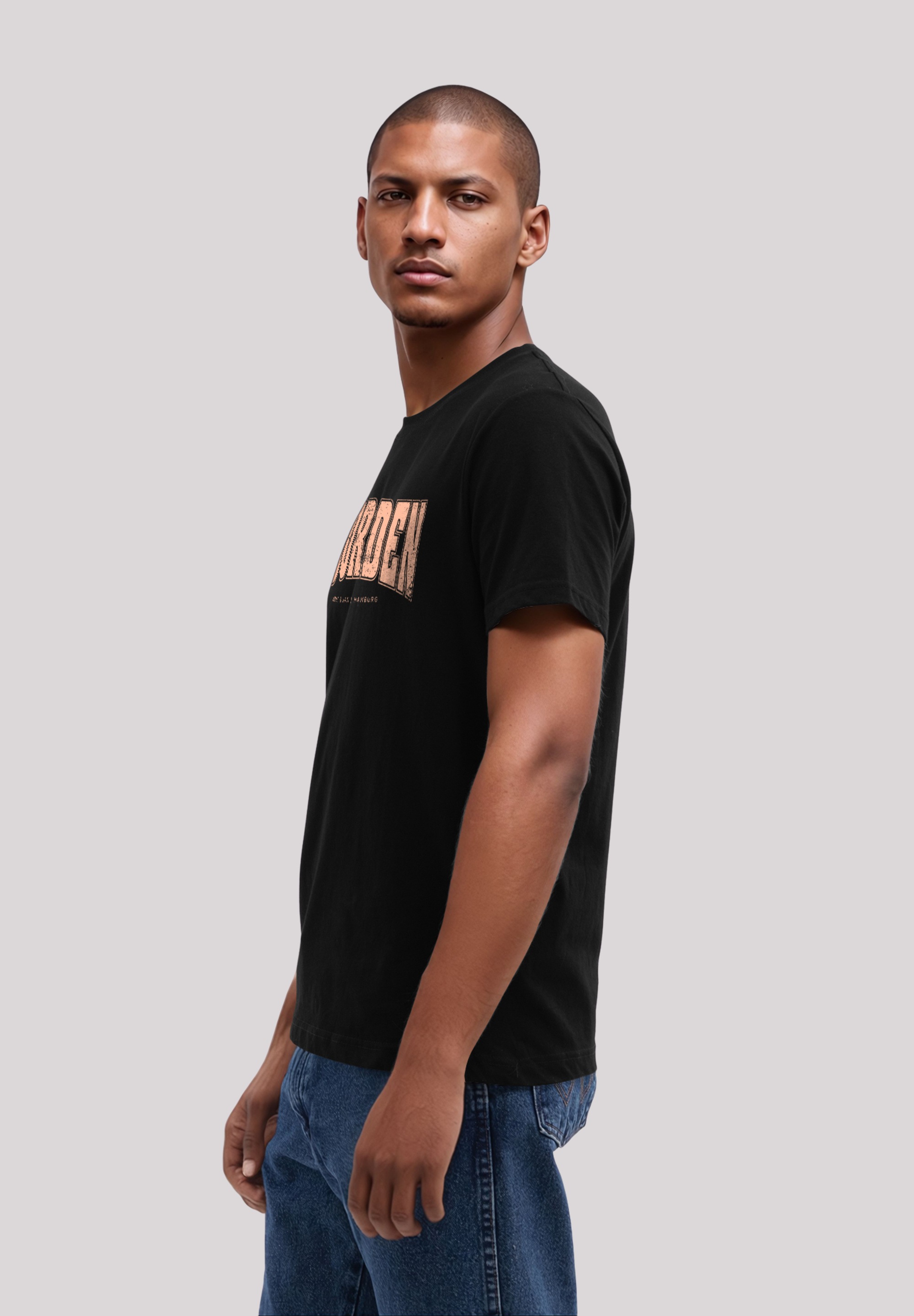 F4NT4STIC T-Shirt »Knut & Jan Hamburg Noorden Collegiate« Premium Qualität