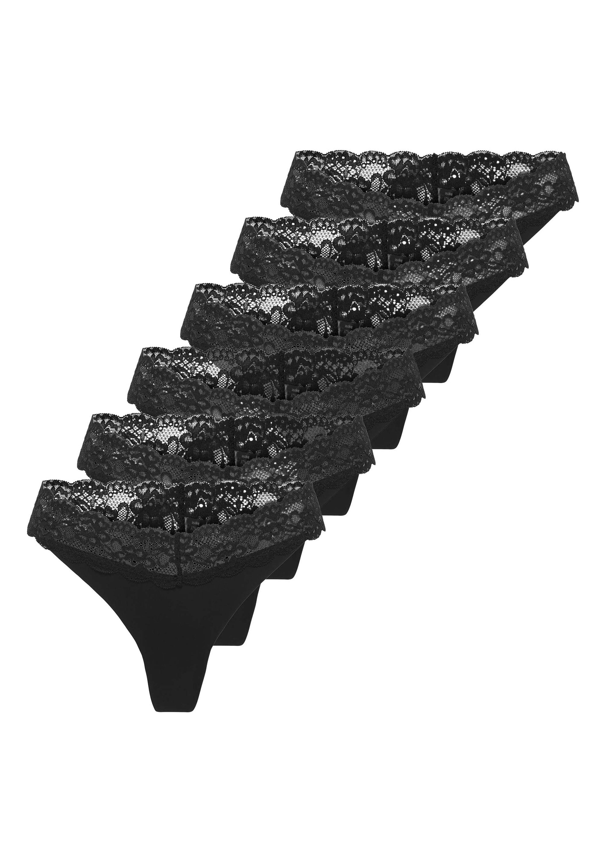 Only String "String Onlchloe Lace Thong 6P 6er Pack"