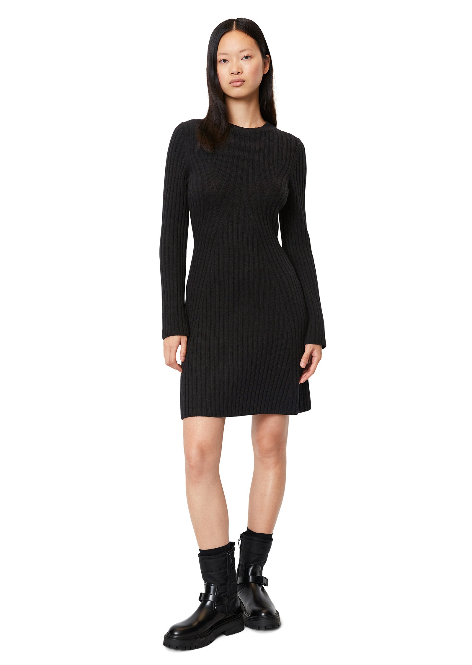 Marc O'Polo Strickkleid »mit Fully fashioned Details«