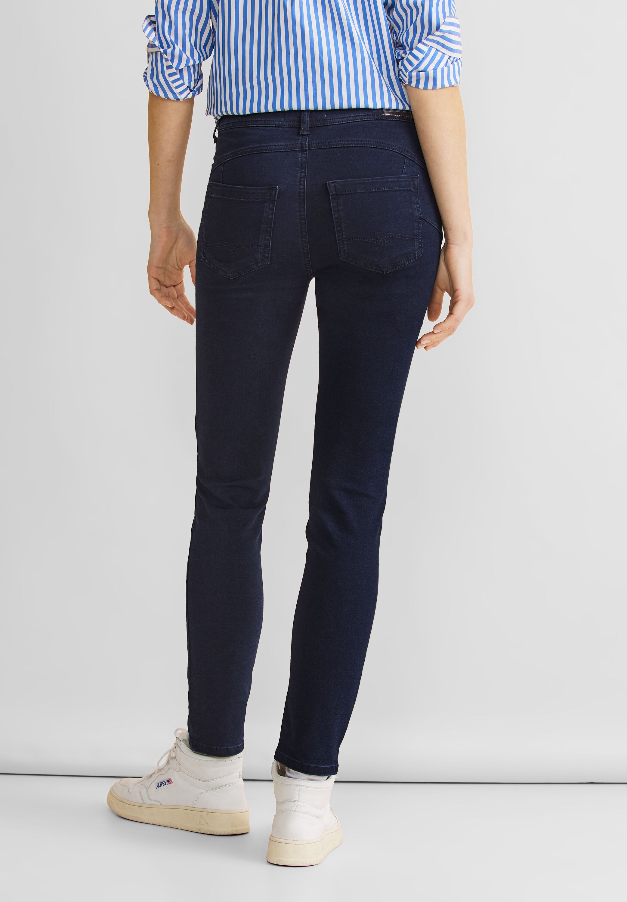STREET ONE Slim-fit-Jeans, High Waist kaufen | BAUR