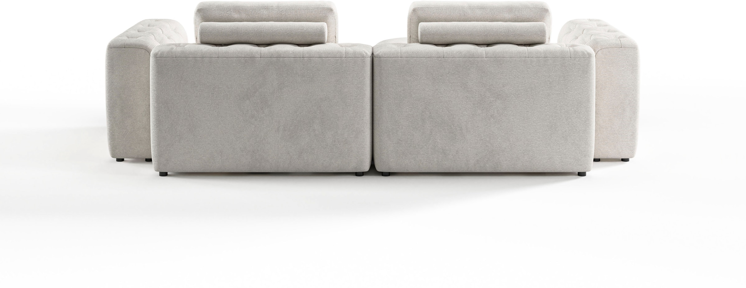 RAUM.ID Ecksofa »Cushid L-Form«, Modulset, bestehend aus 3 Teilen