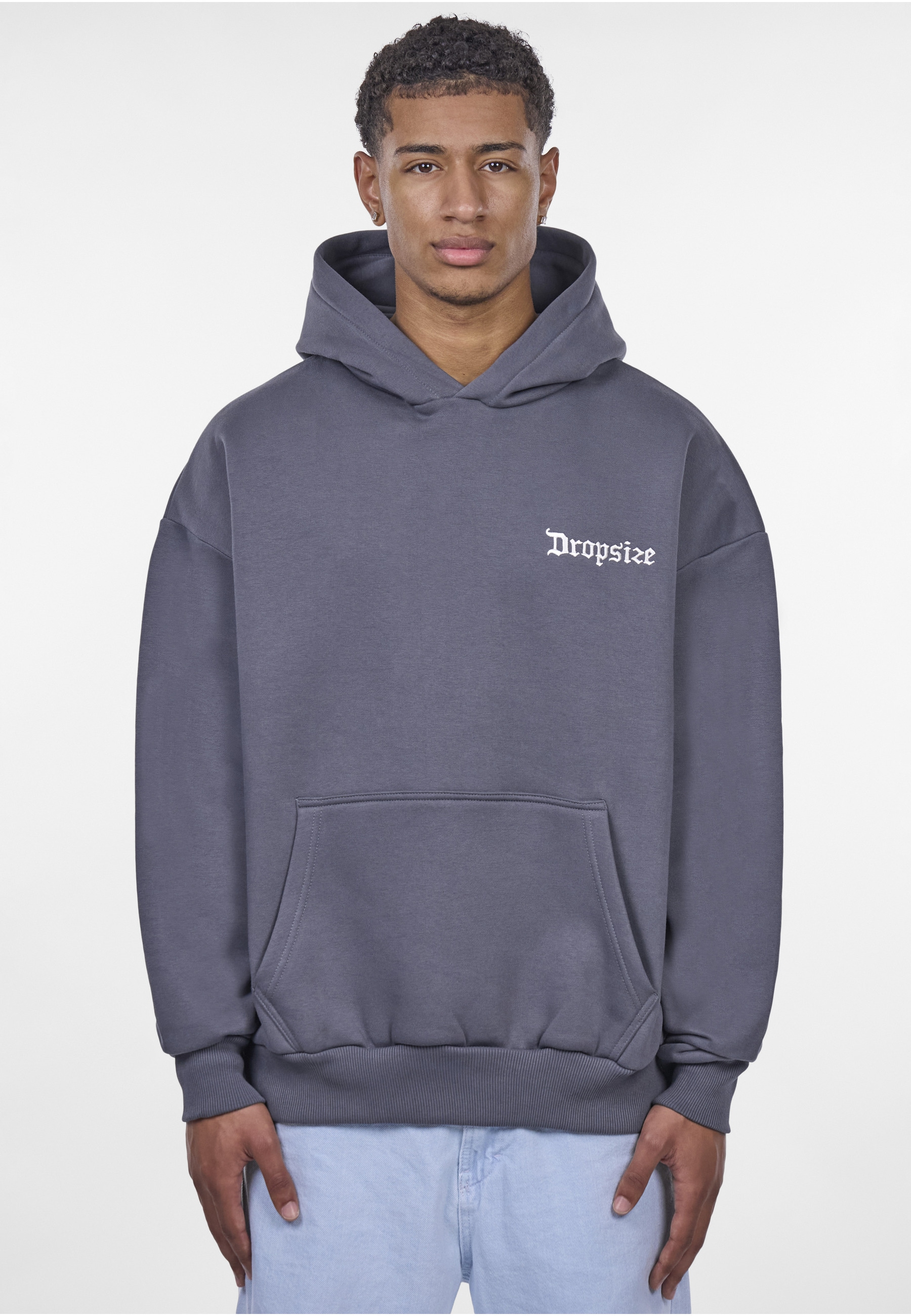 Dropsize Kapuzenpullover "Dropsize HEAVY OVERSIZE EMBO HOODIE" 1 Stk. günstig online kaufen