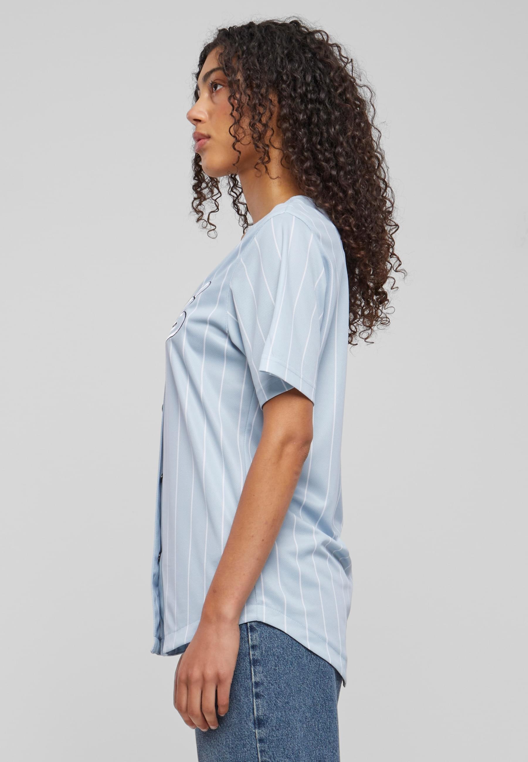Karl Kani Langarmhemd »Karl Kani Damen KW233-035-2 KK Varsity Pinstripe Baseball Shirt«, (1 tlg.)