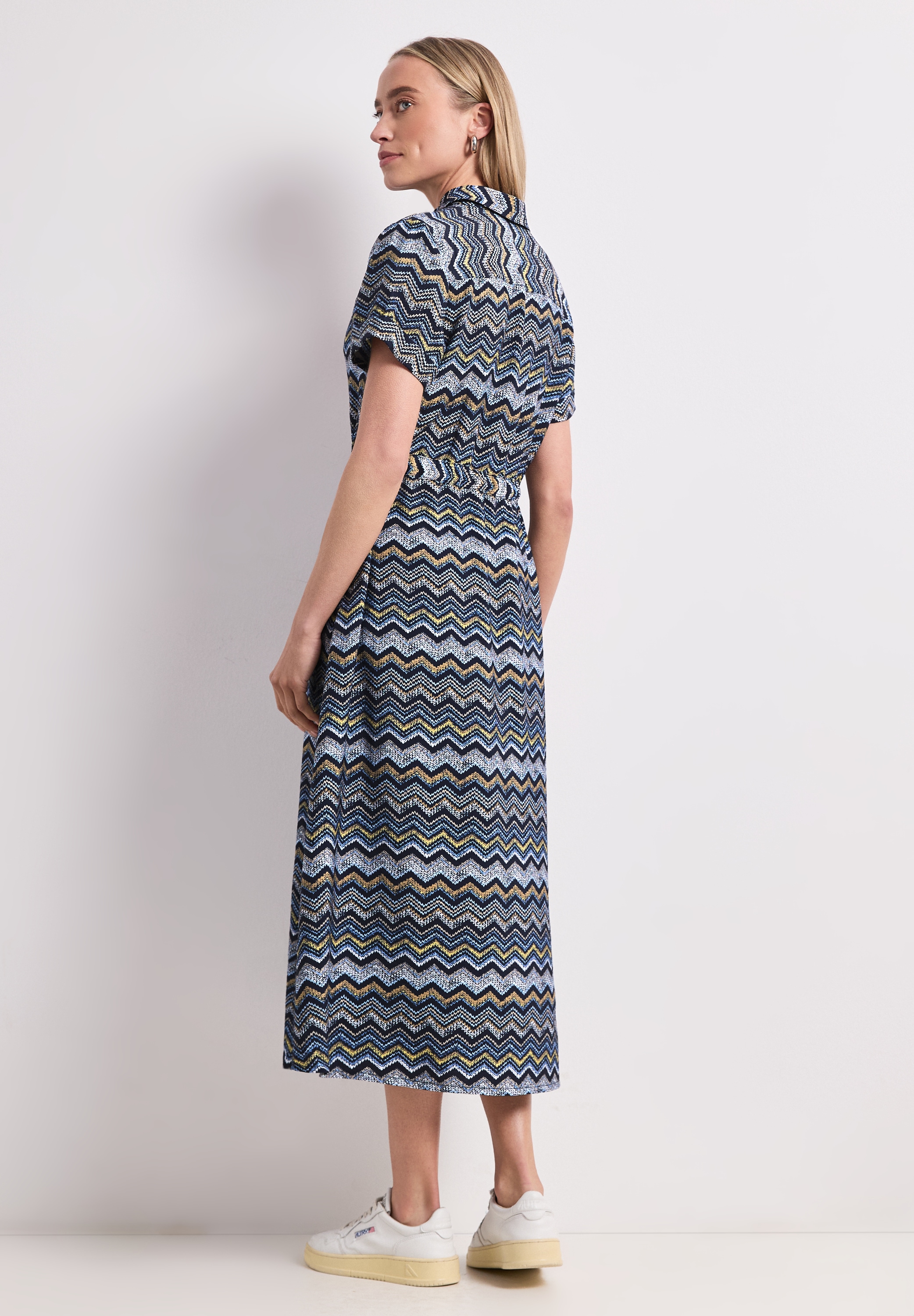 STREET ONE Midikleid Ohne Taschen aus Viskose