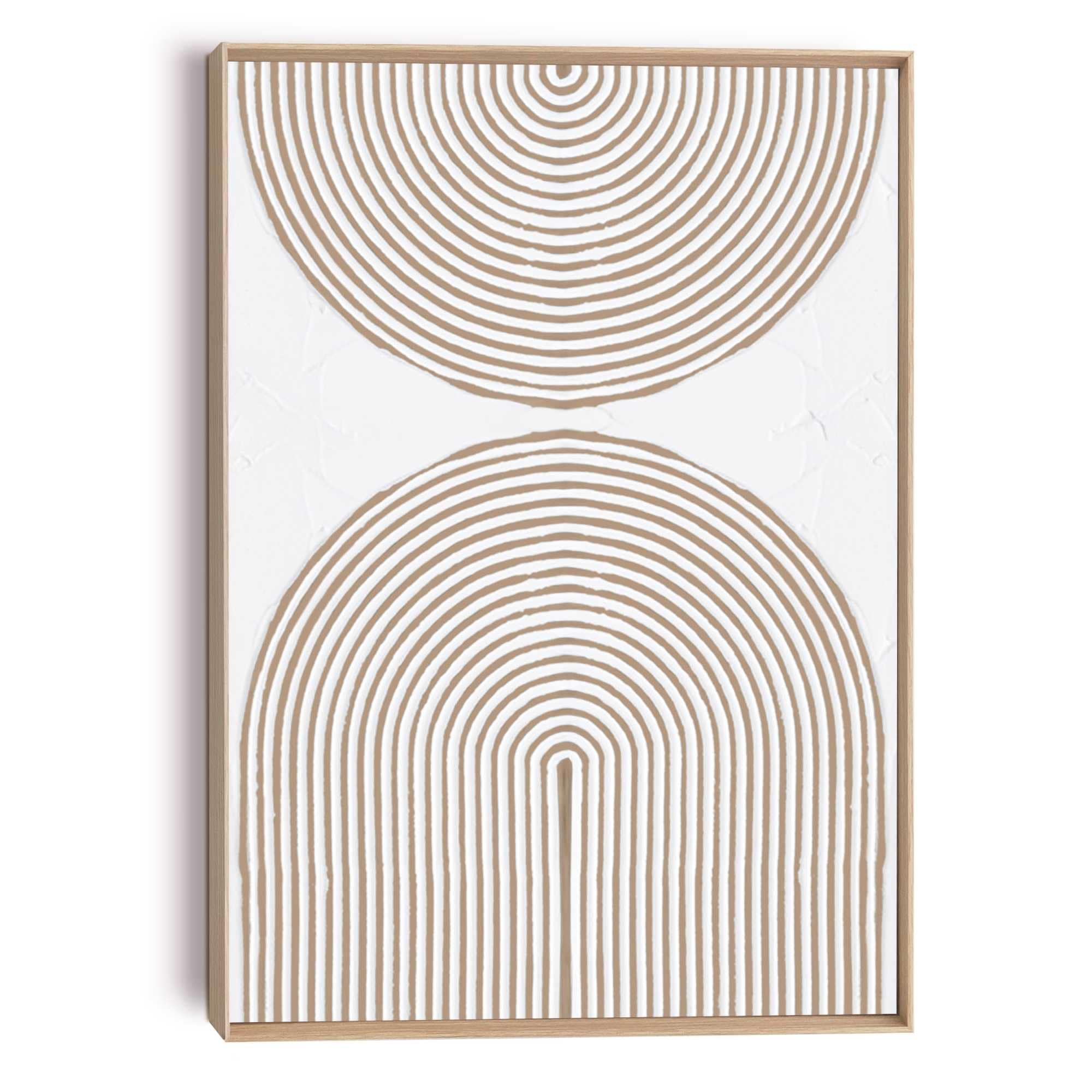 Reinders Wandbild "Reliefbögen", Wohnzimmer - Beige - MDF - Abstrakt - 50x7 günstig online kaufen