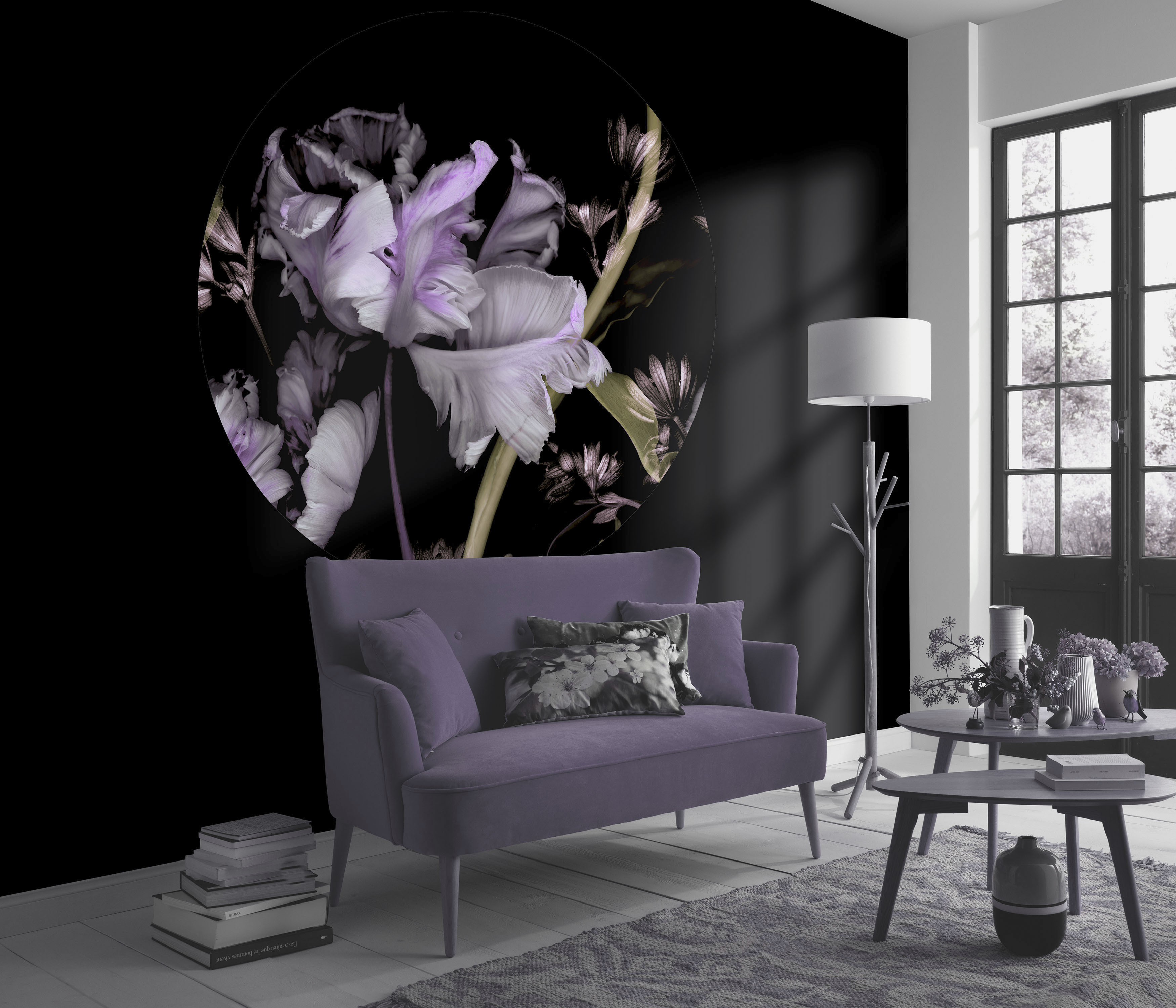 Fashion for walls Fototapete "Tiao Hua" floral glatt Phthalate frei