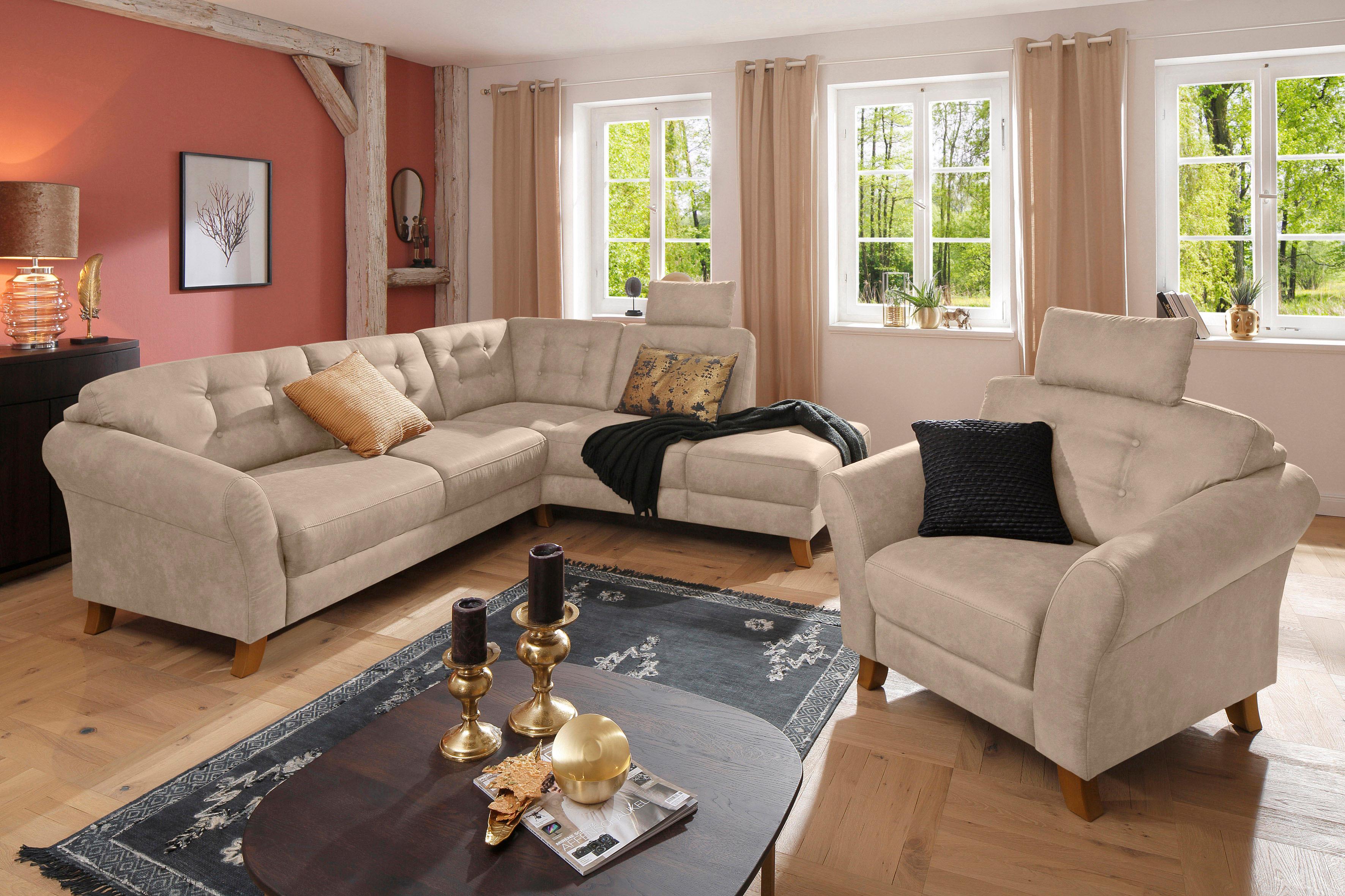 Thumbnail - Home affaire Ecksofa "Trondheim L-Form" mit Federkern