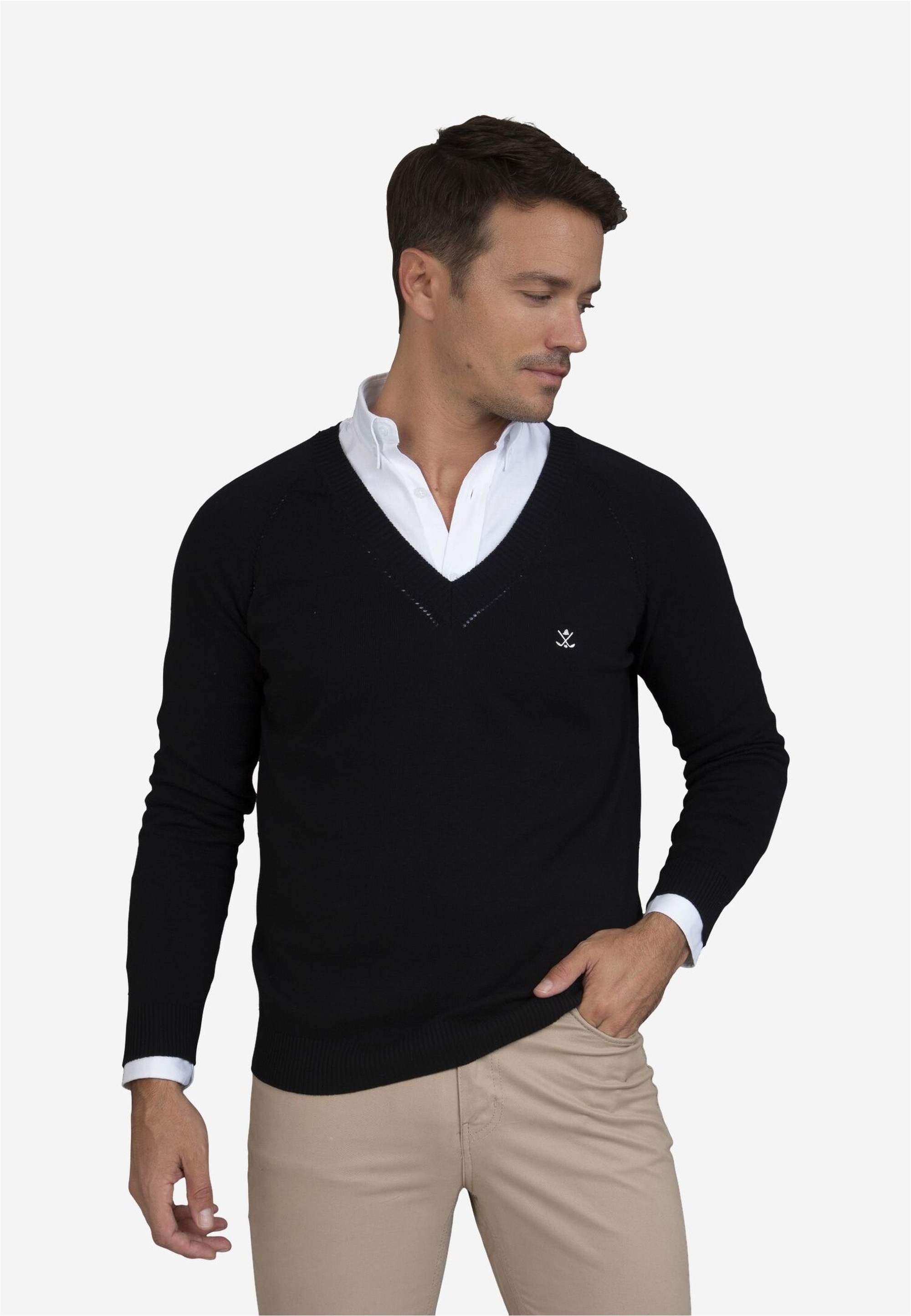 SIR RAYMOND TAILOR Strickpullover "Arma", 1 Stk. mit klassischem V-Ausschni günstig online kaufen