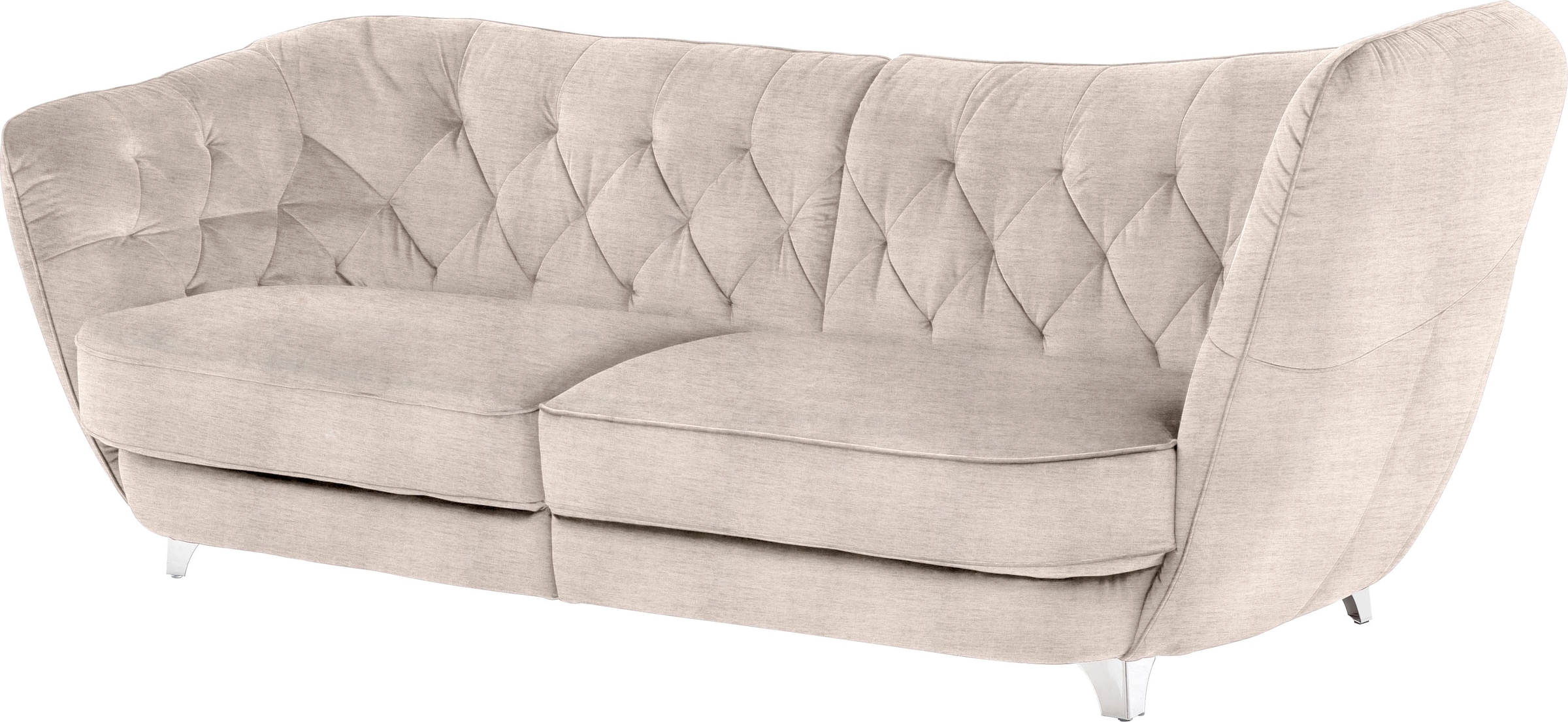 Leonique Big-Sofa "Retro", stylischer Hochlehner günstig online kaufen