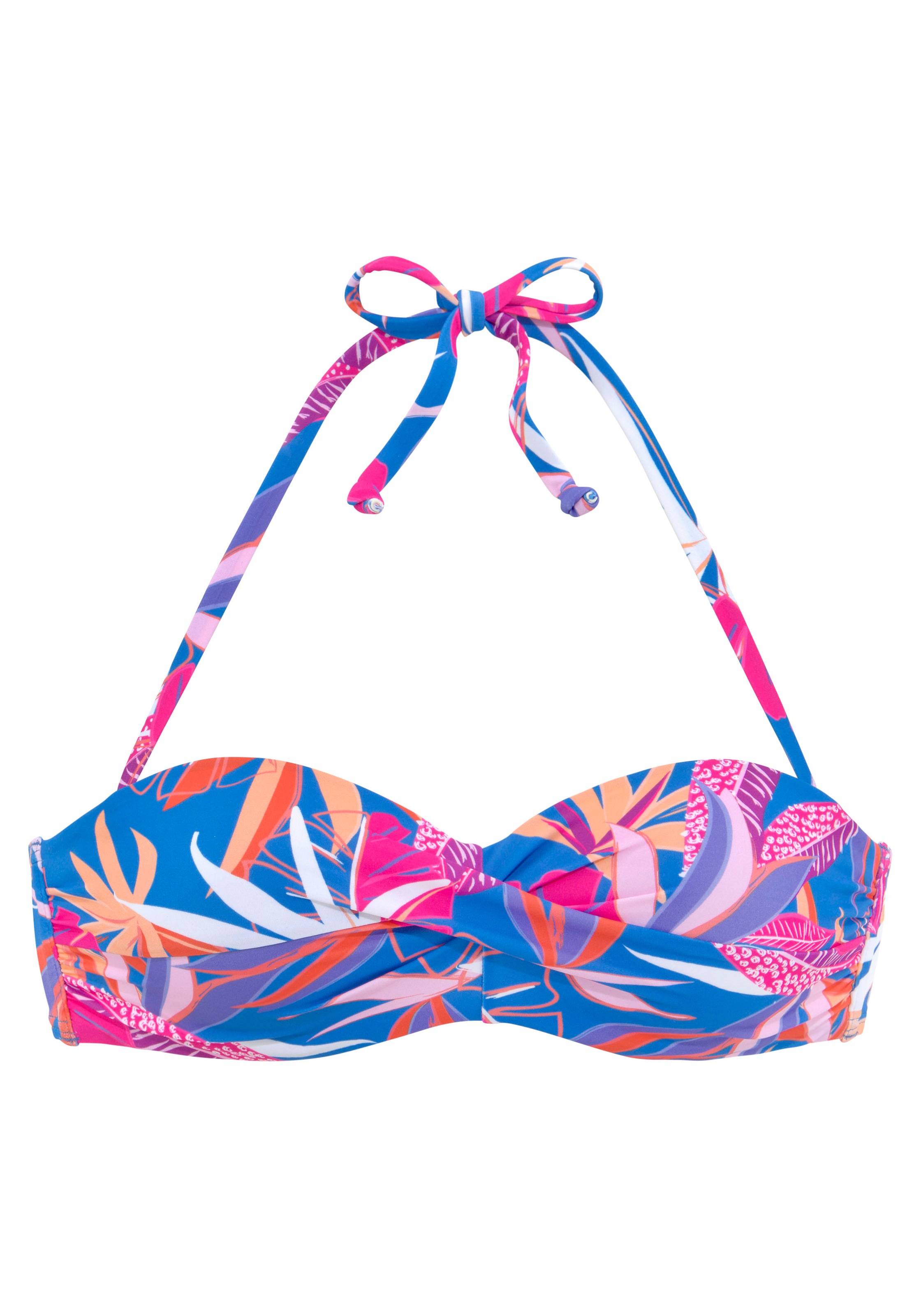 Buffalo Bügel-Bandeau-Bikini-Top "Soleil" mit gedrehter Optik günstig online kaufen