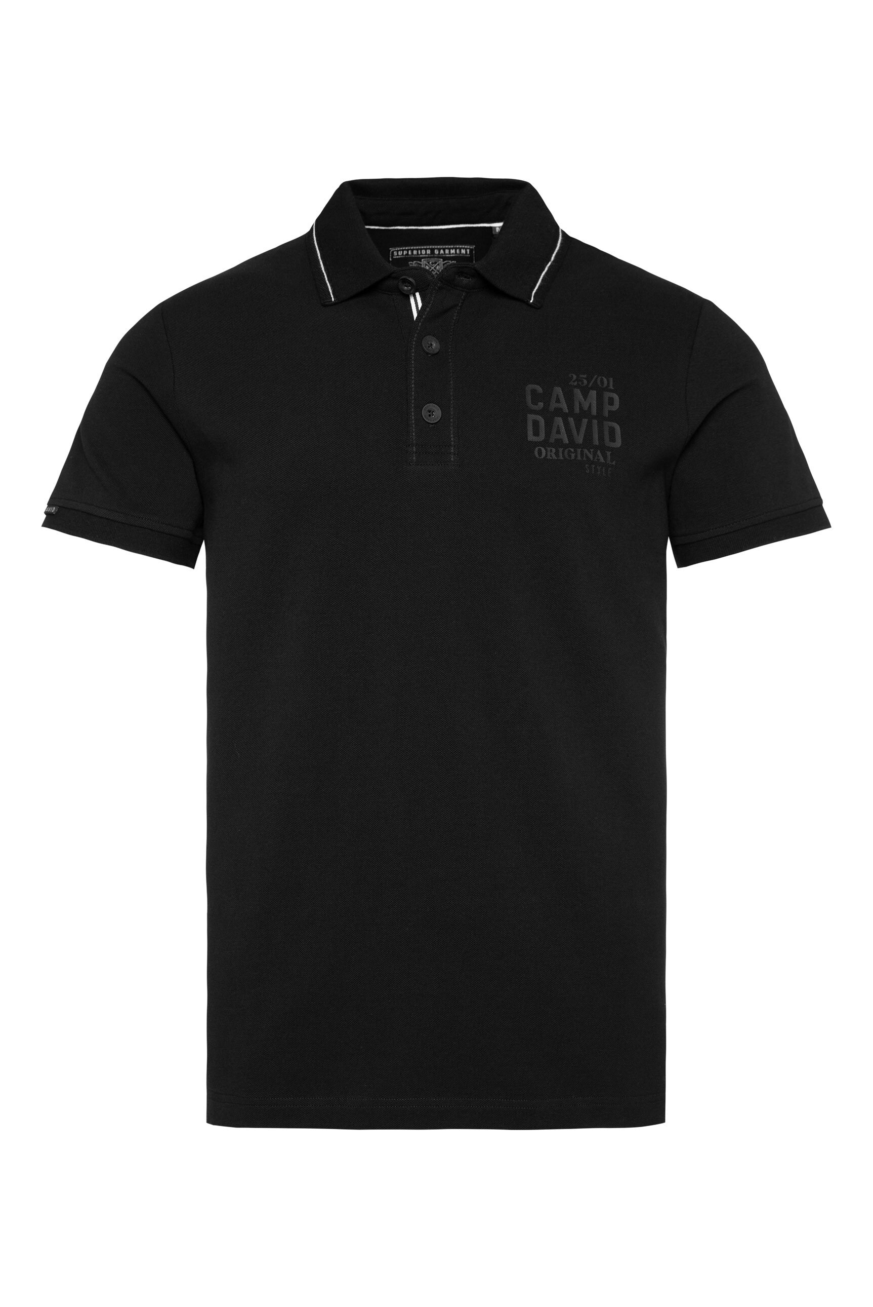 CAMP DAVID Poloshirt, aus Baumwolle