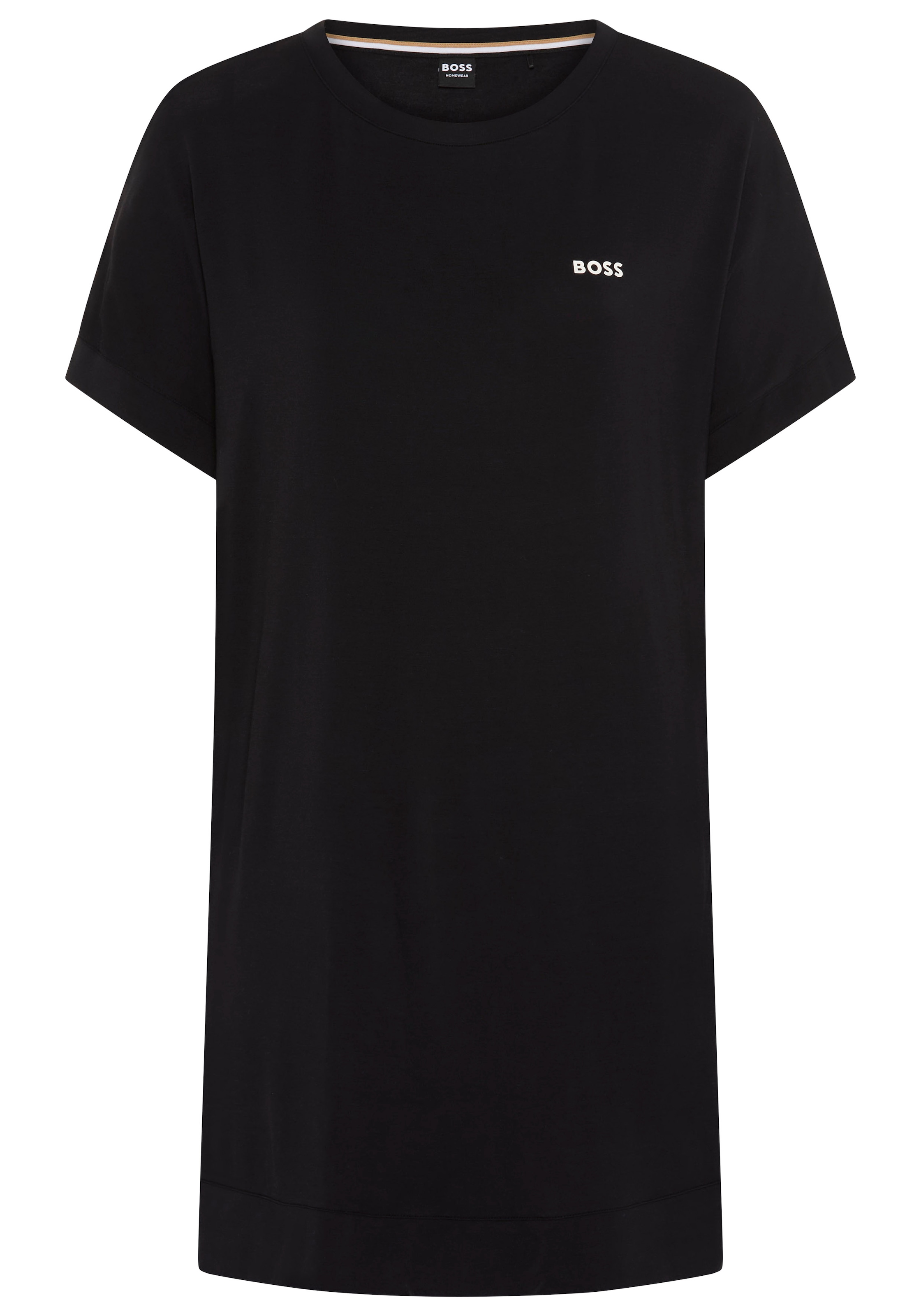 BOSS Nachthemd »Element_Nightie« Ohne Taschen aus Stretch-Jersey mit Logo-Print
