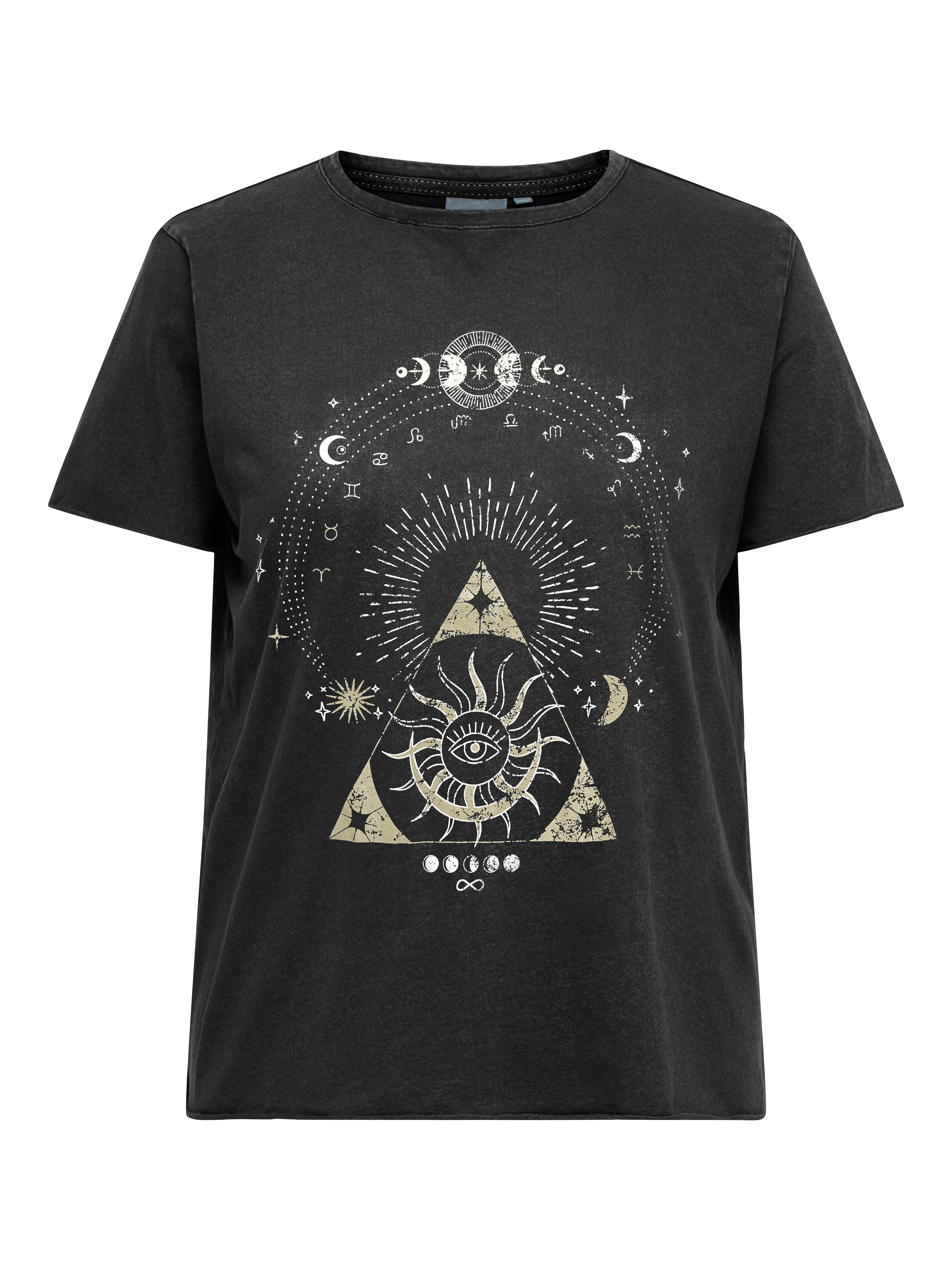 ONLY CARMAKOMA T-Shirt "CARLUCY LIFE REG S/S TOP JRS NOOS" Baumwolle, regular fit