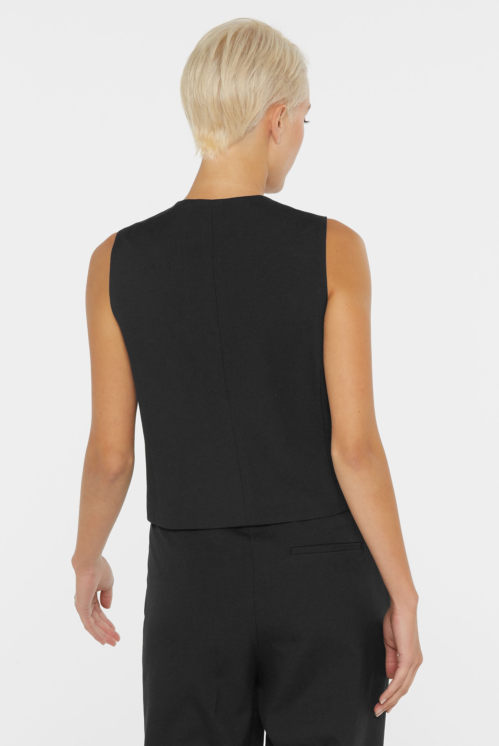 SENSES.THE LABEL Anzugweste leicht tailliert geschnitten