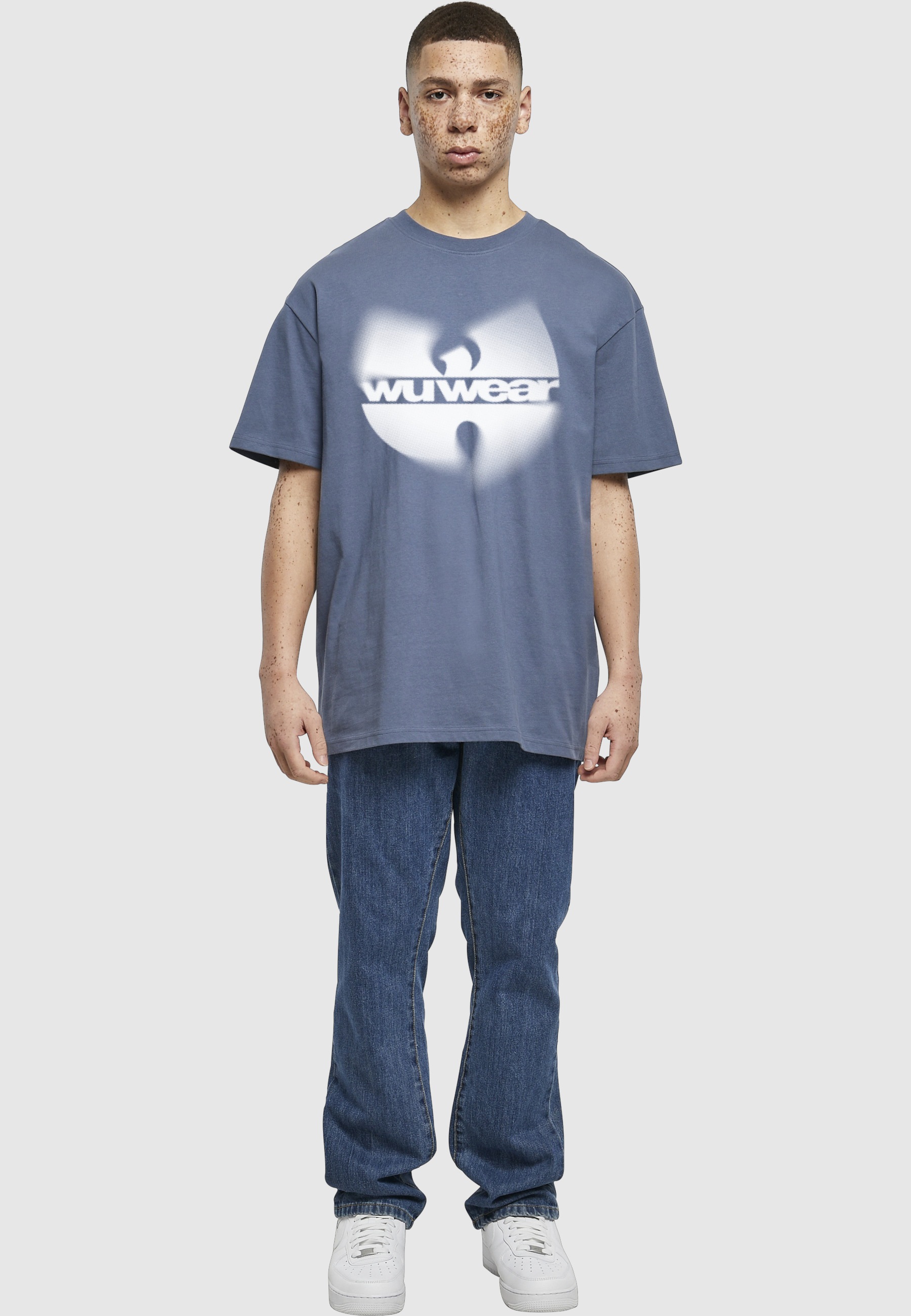 MisterTee T-Shirt »MisterTee Herren WU Wear Faded Logo Oversize Tee« 1 Stk.