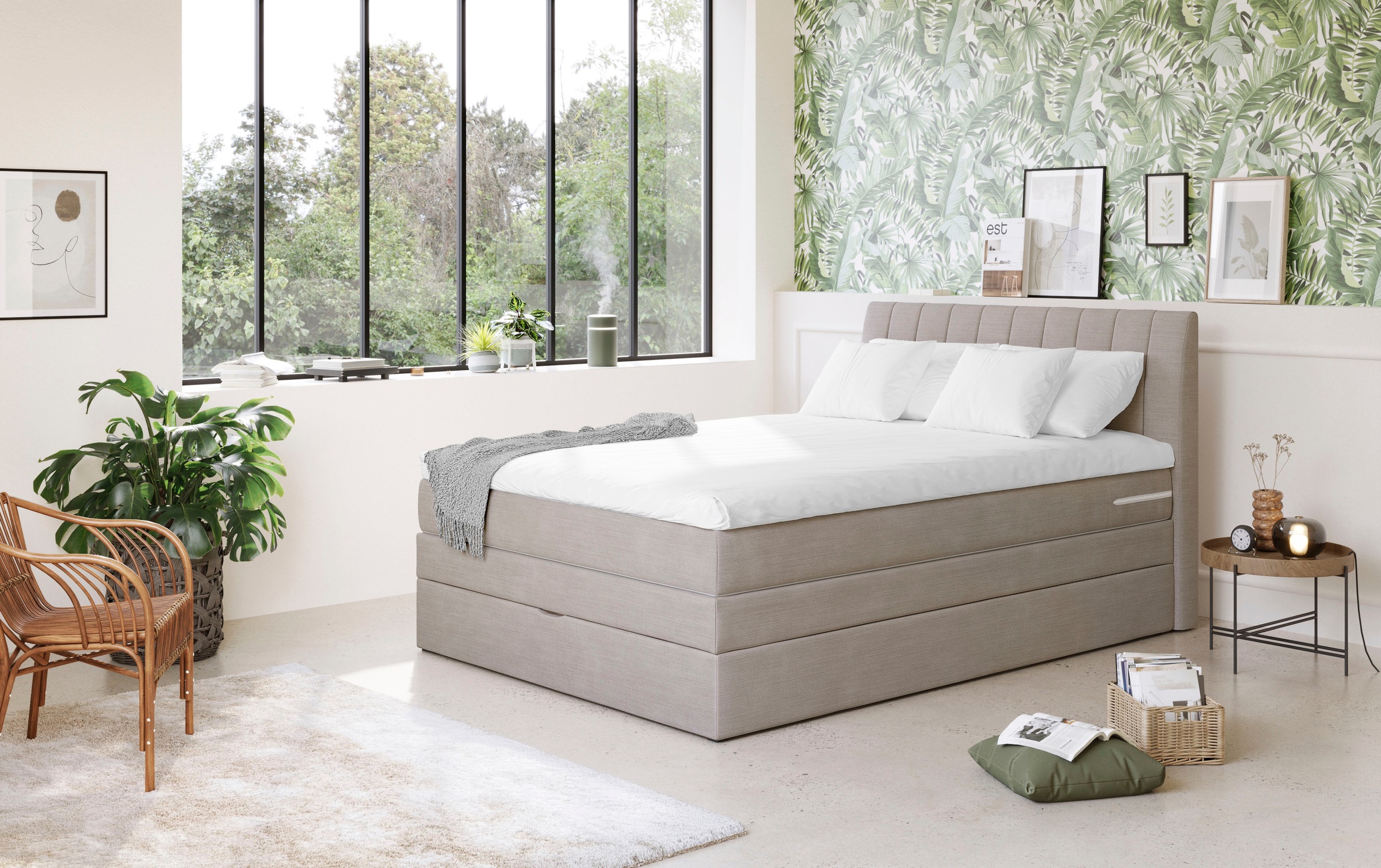 COTTA Boxspringbett "Shark inkl. Bettkasten und Topper", erhältlich in den günstig online kaufen