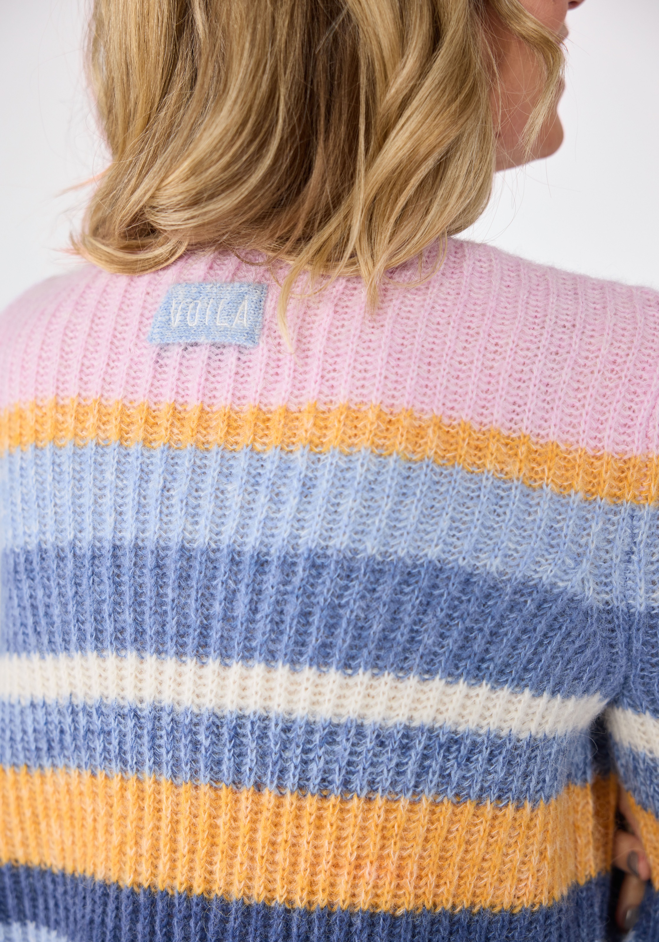 Lieblingsstück V-Ausschnitt-Pullover "BeeleL" mit Wollanteil und Alpaka günstig online kaufen