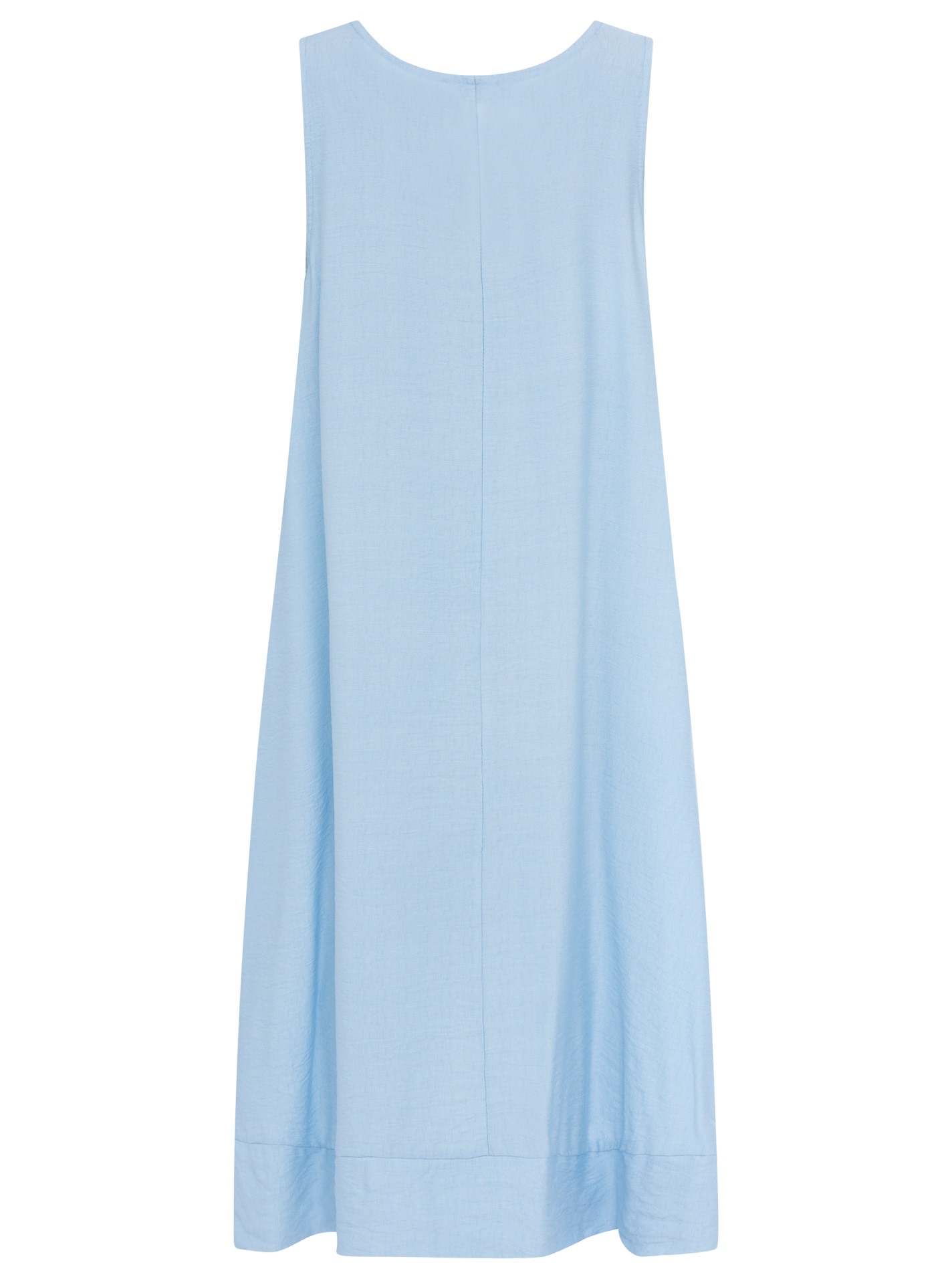 Zwillingsherz Sweatkleid »"Uni & Summer"« breite Träger,  hinten leicht länger, figurumspielend, aus Viskose