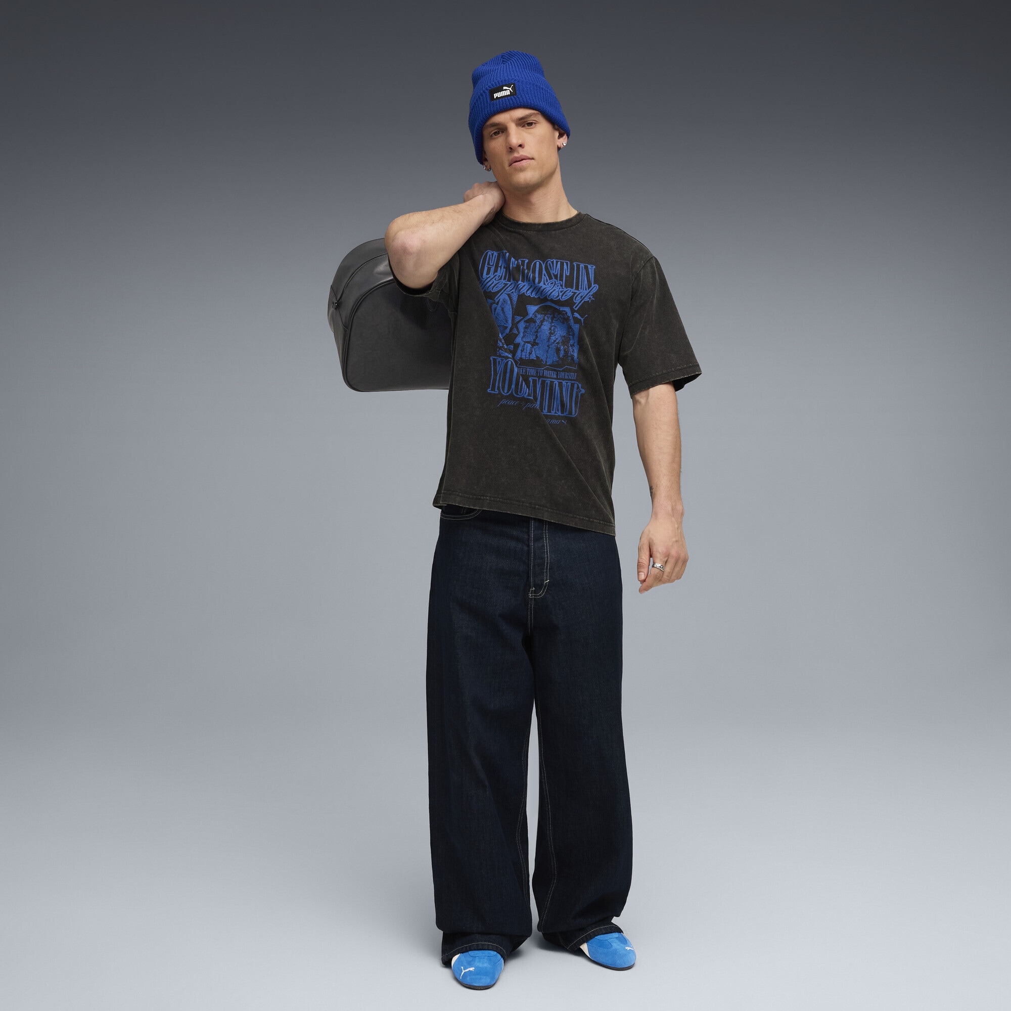 PUMA T-Shirt »Graphic Paradise Mindset Washed Boxy T-Shirt Herren«