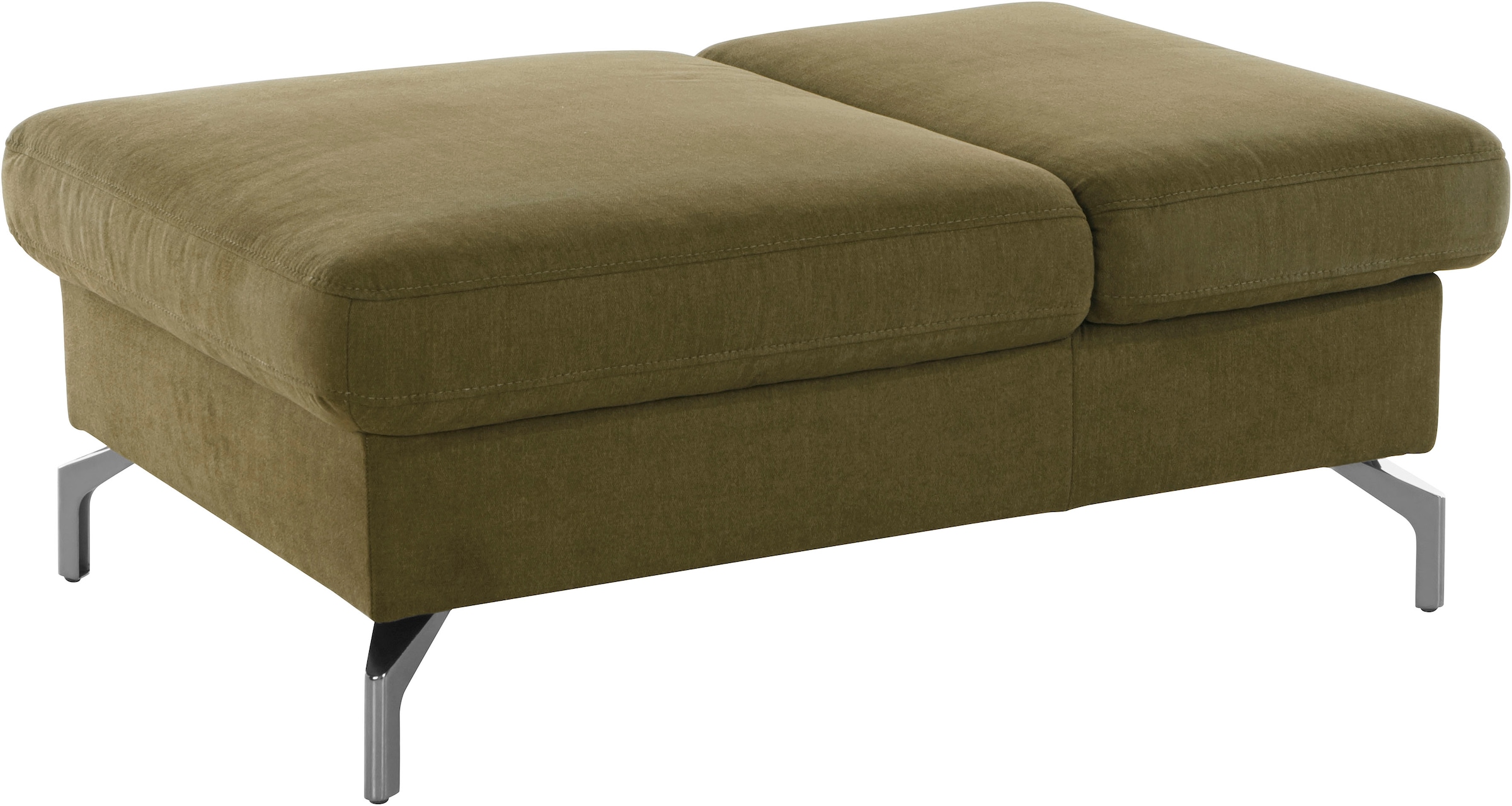 sit&more Hocker »Brisbane«, Fußhöhe 15 cm, mit Federkern und Klappfunktion
