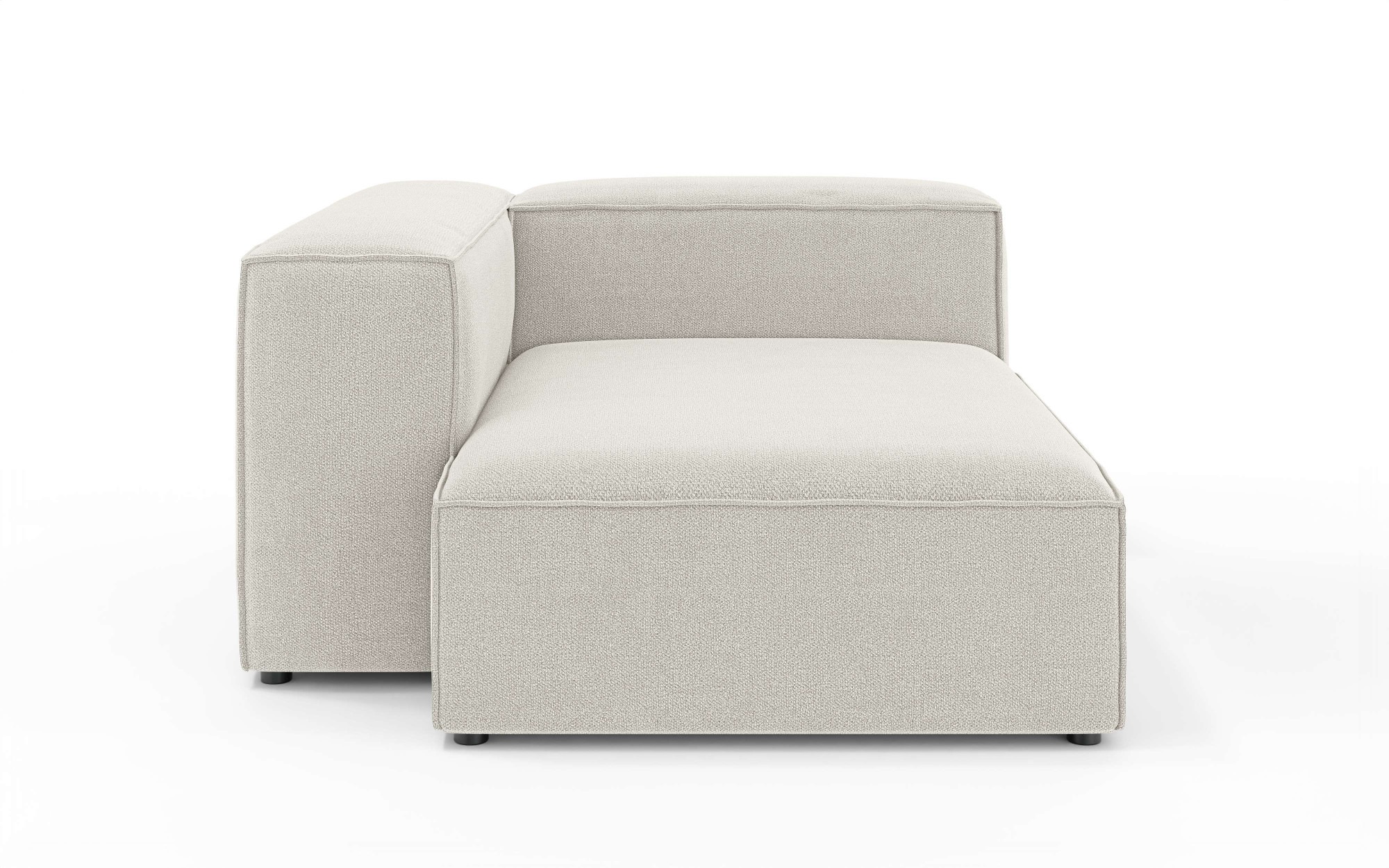 INOSIGN Ottomane »XL HAILY links/rechts bestellbar, extra tief, Maße B/T/H: 130/160/72cm«, als Modul oder separat verwendbar, für individuelle Zusammenstellung