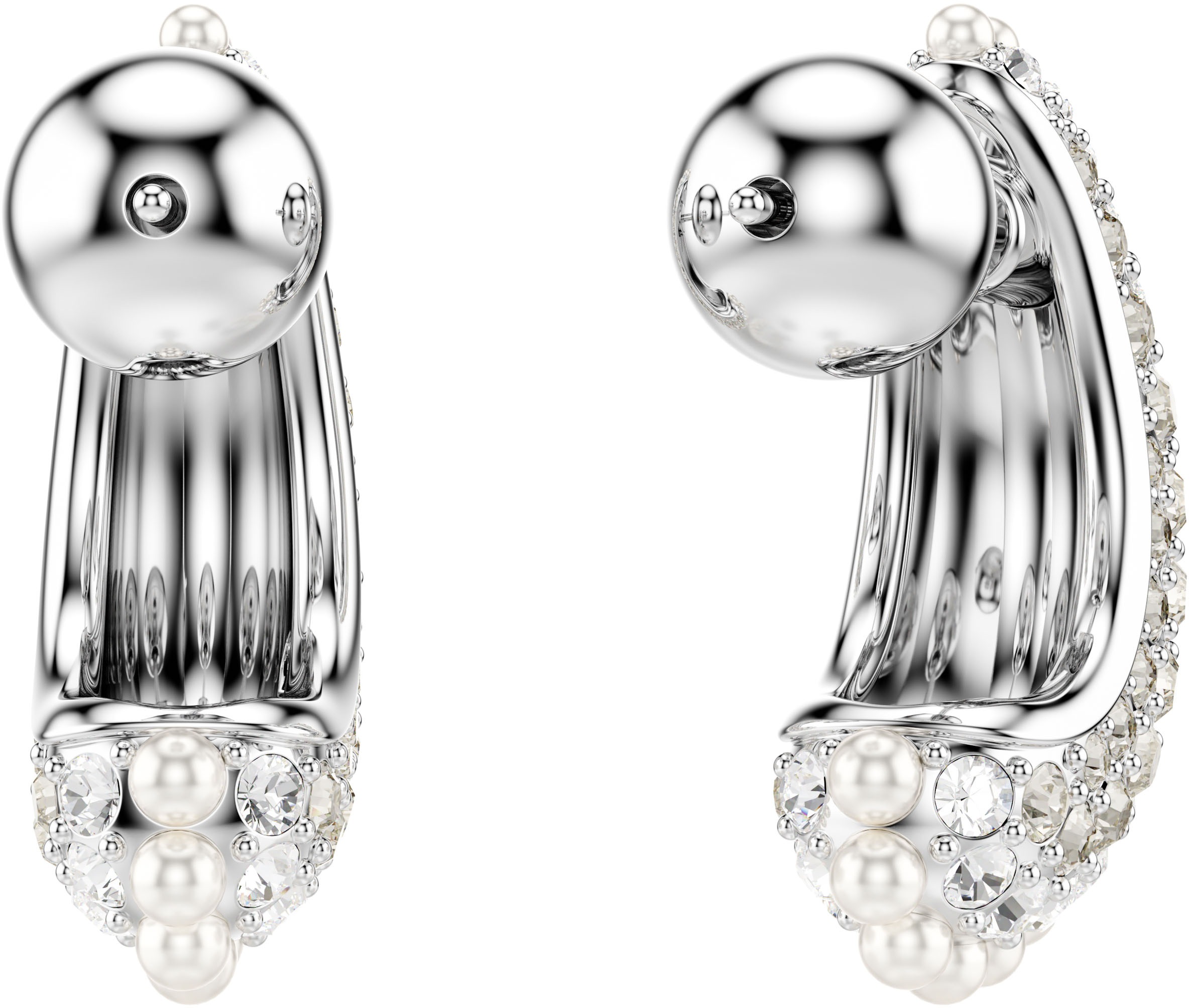Swarovski Paar Creolen »Schmuck Geschenk Sublima Drop-Ohrhänger, 5692107«, mit Swarovski® Kristall
