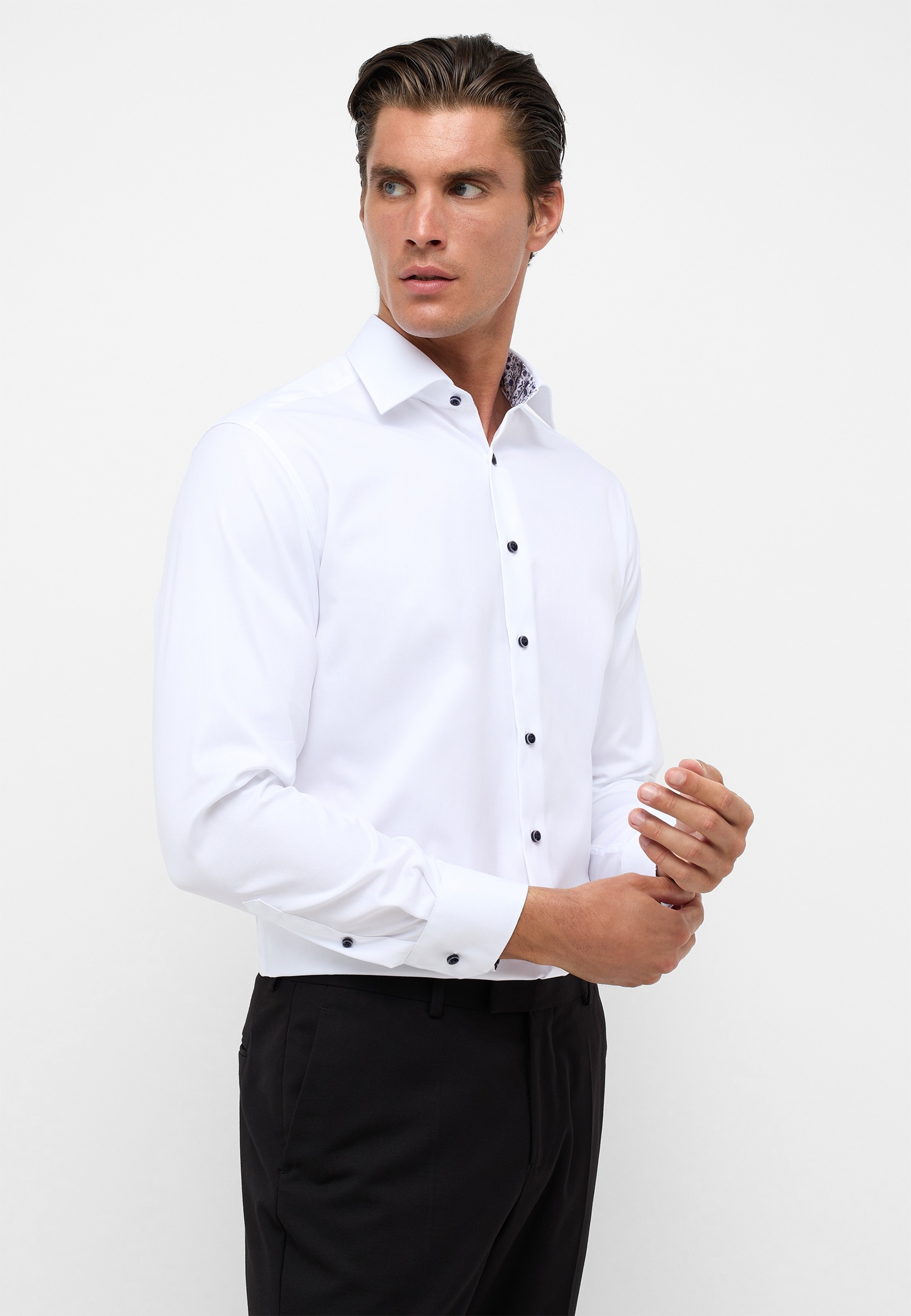 Eterna Langarmhemd "MODERN FIT", NON IRON (bügelfrei) günstig online kaufen