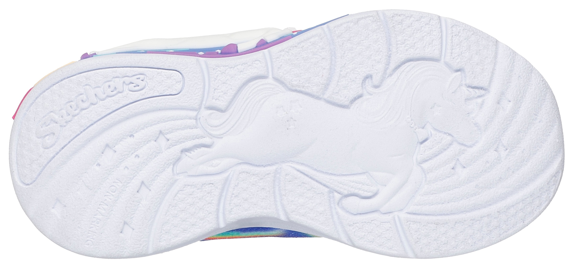 Thumbnail - Skechers Sneaker "UNICORN CHASER" Klettschuh mit blinkendem Einhorn, Größenschablone zum Download