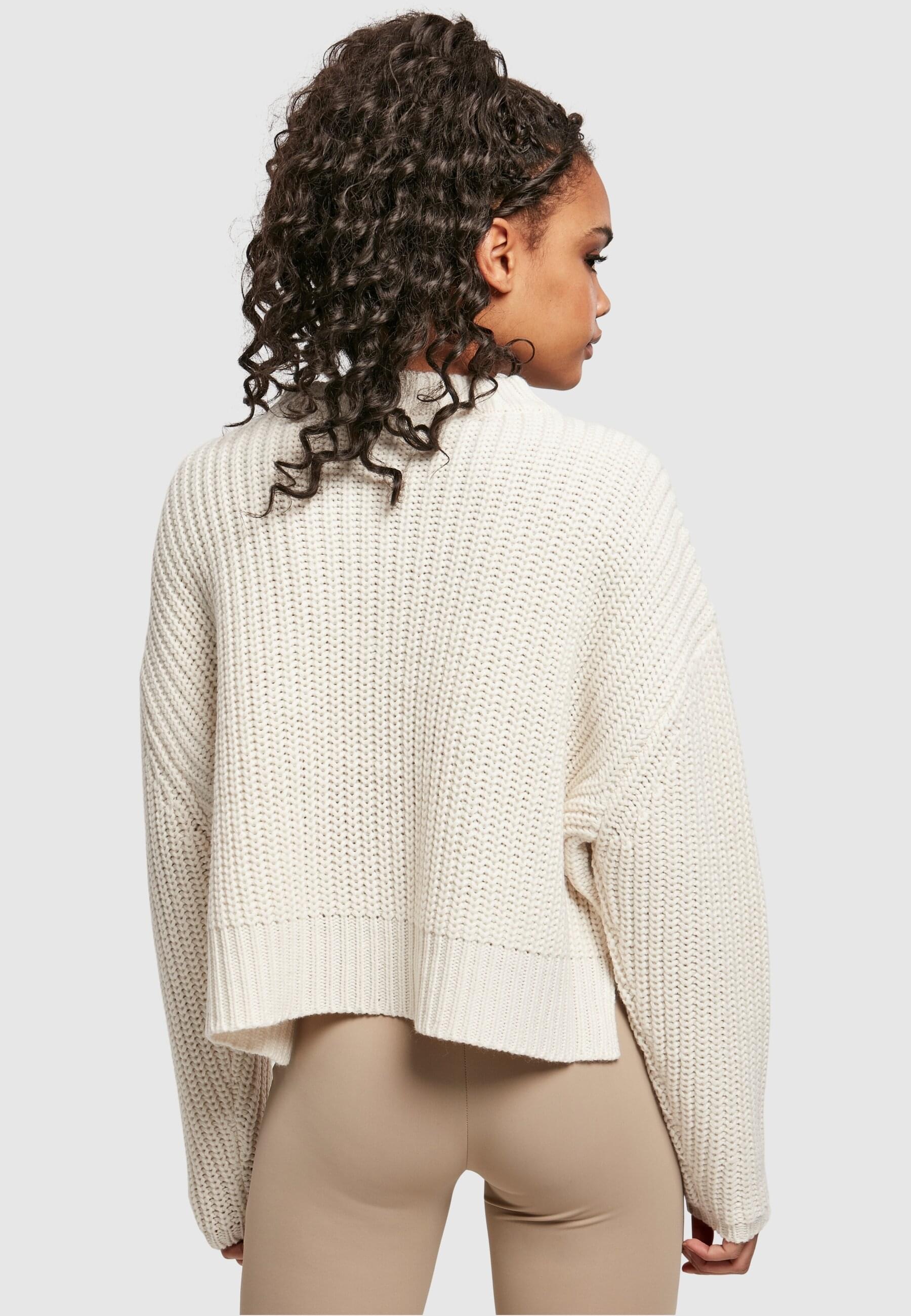 URBAN CLASSICS Rundhalspullover »Urban Classics Damen Ladies Wide Oversize Sweater«, (1 tlg.)