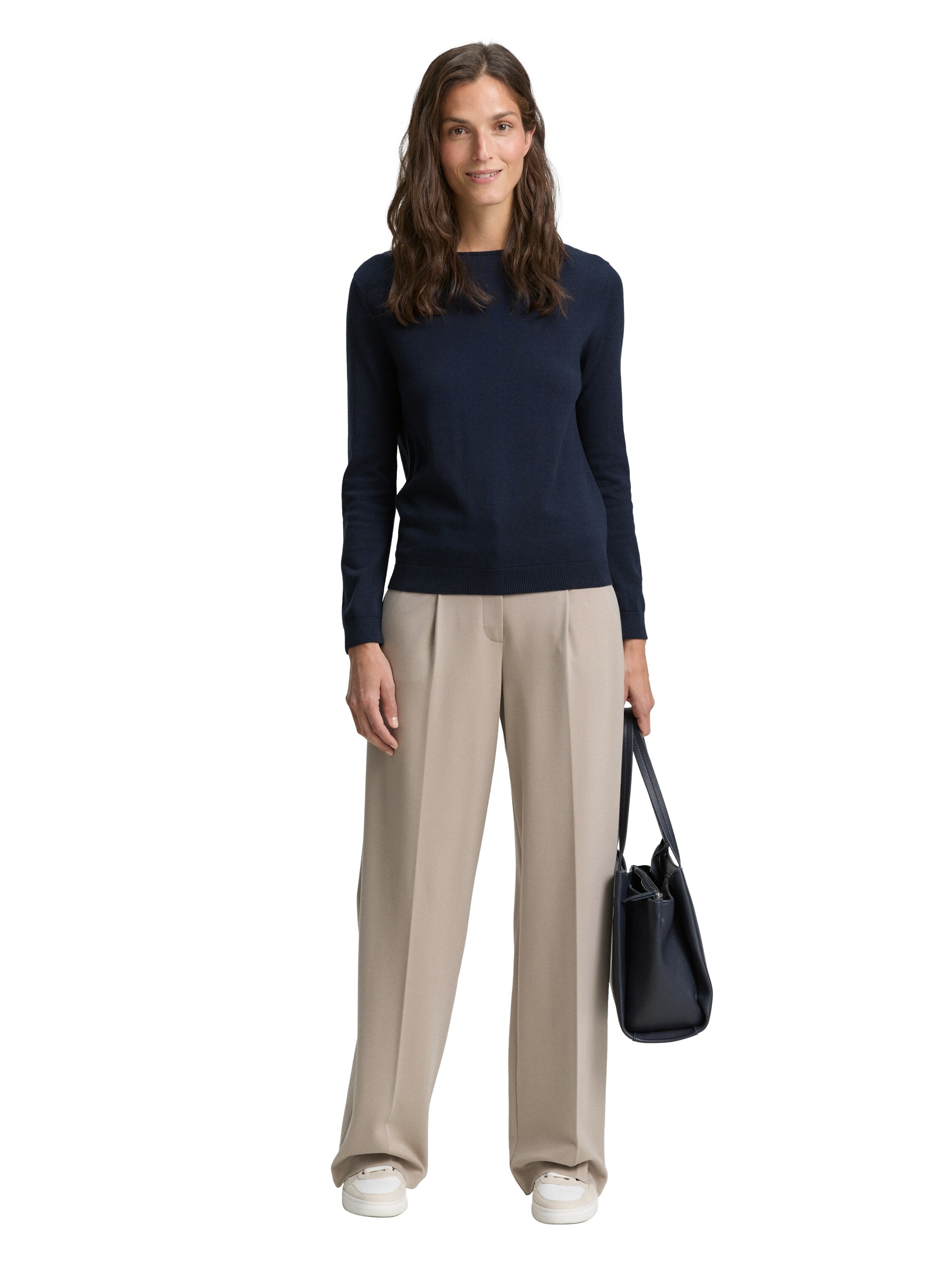 TOM TAILOR Strickpullover, mit U-Boot Ausschnitt